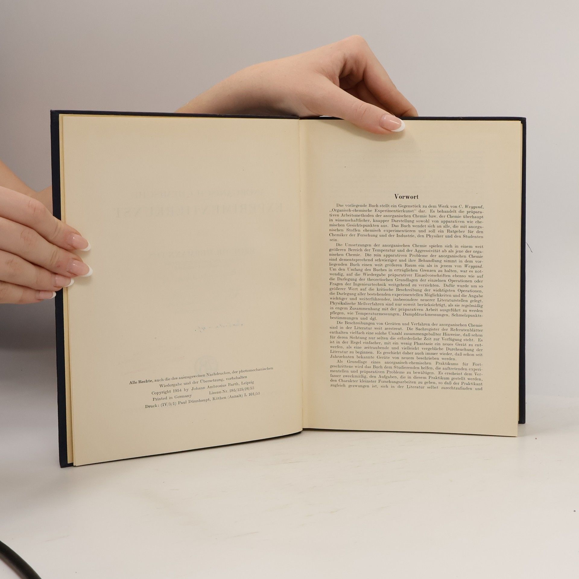 Hermann Lux Anorganisch-chemische Experimentierkunst
