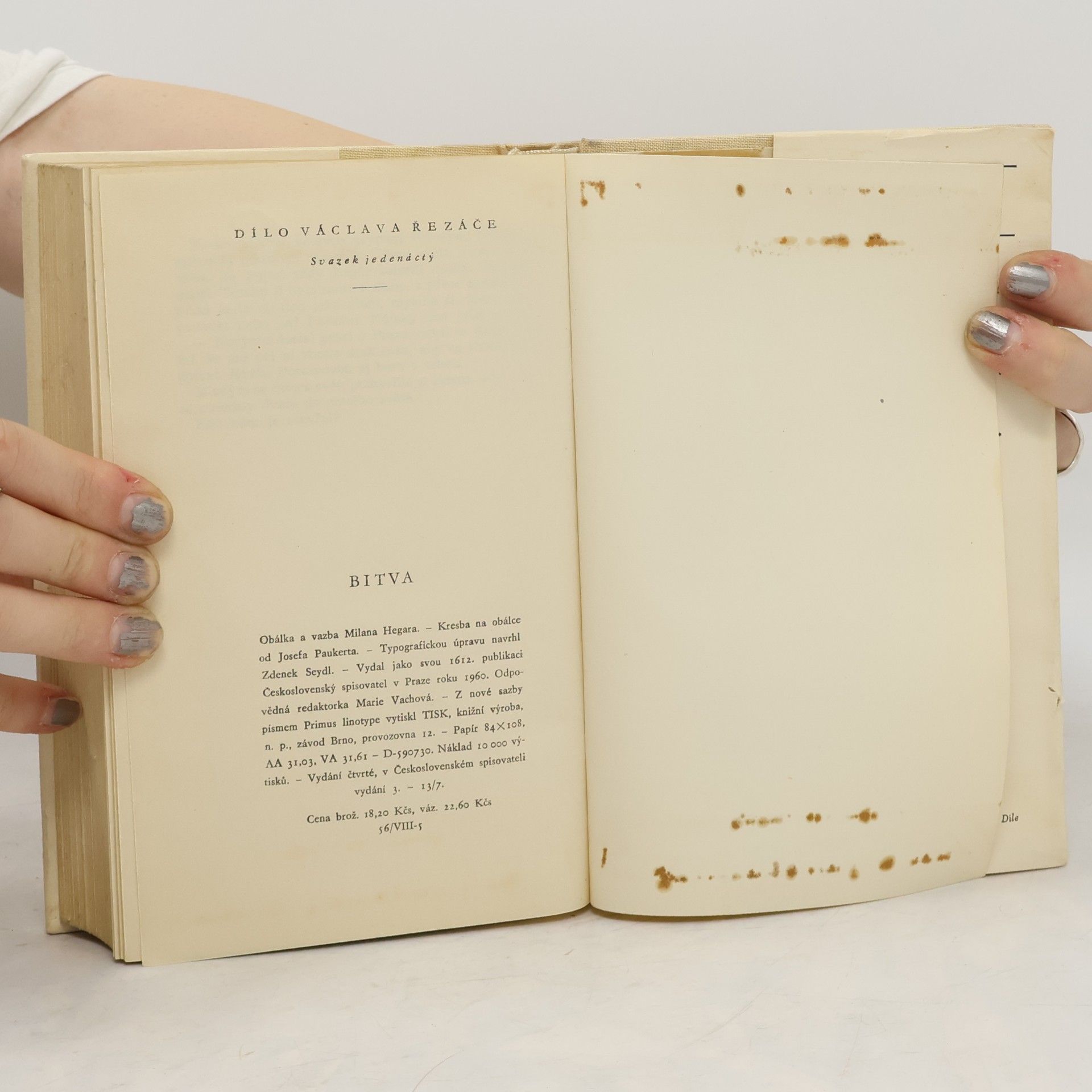 Václav Řezáč Bitva