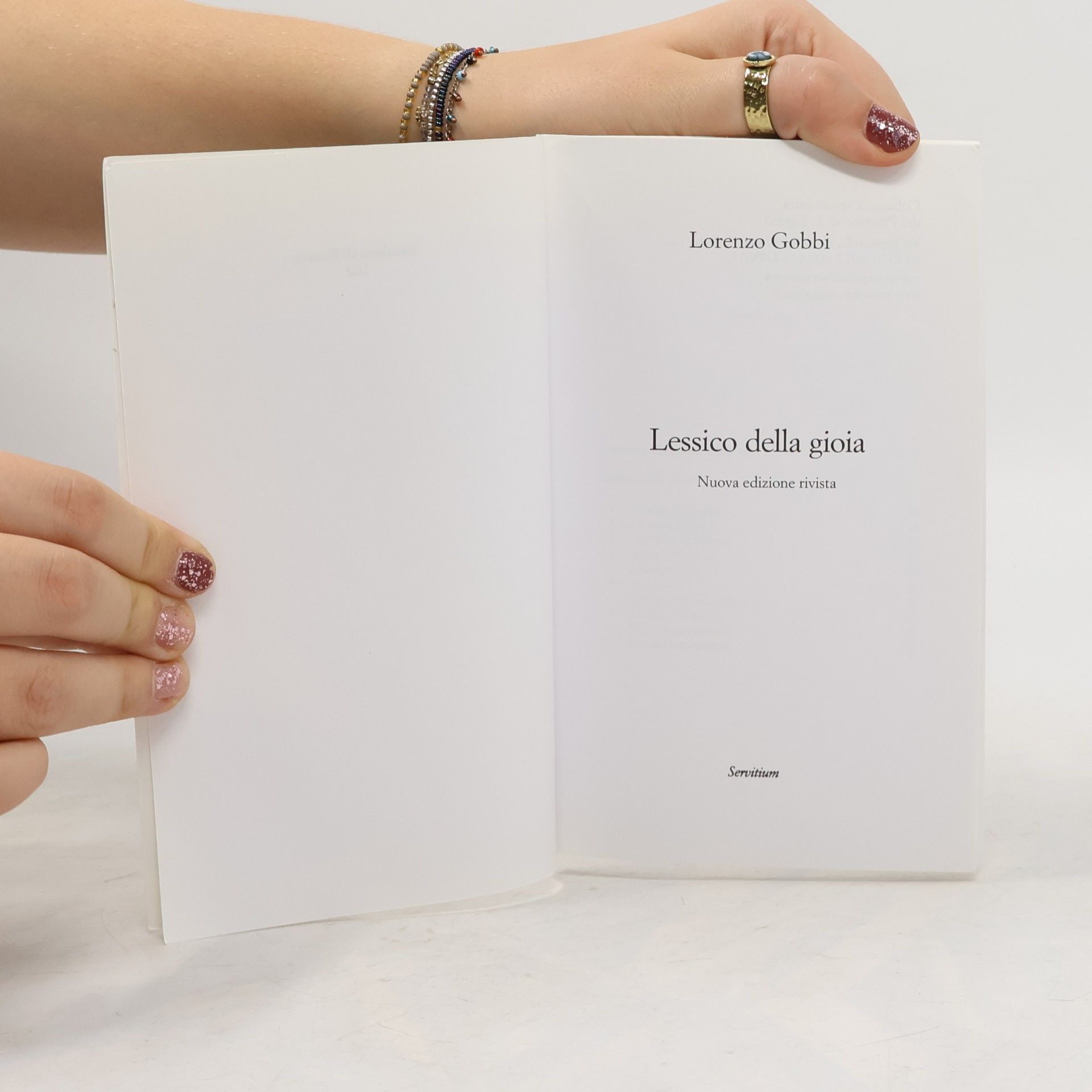 Lorenzo Gobbi Quaderni di Ricerca: Lessico della gioia