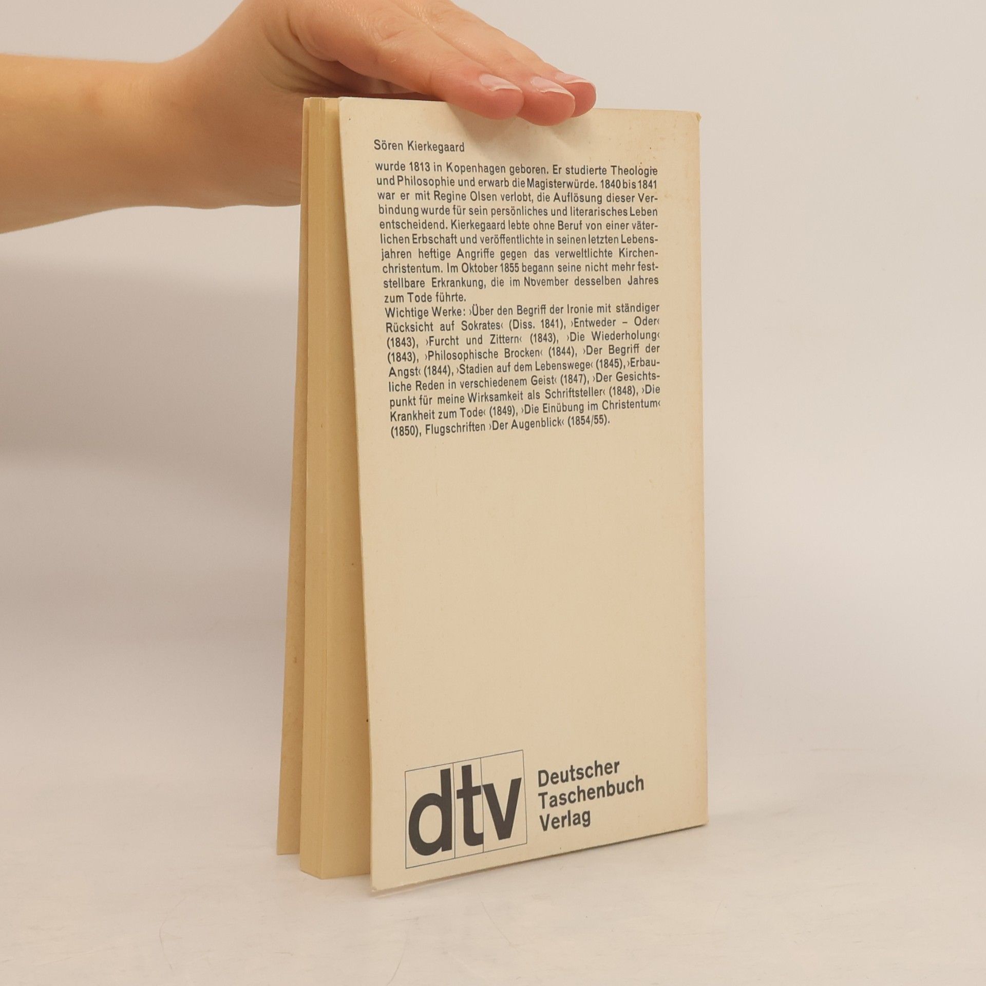 Soren Kierkegaard Das Tagebuch des Verführers