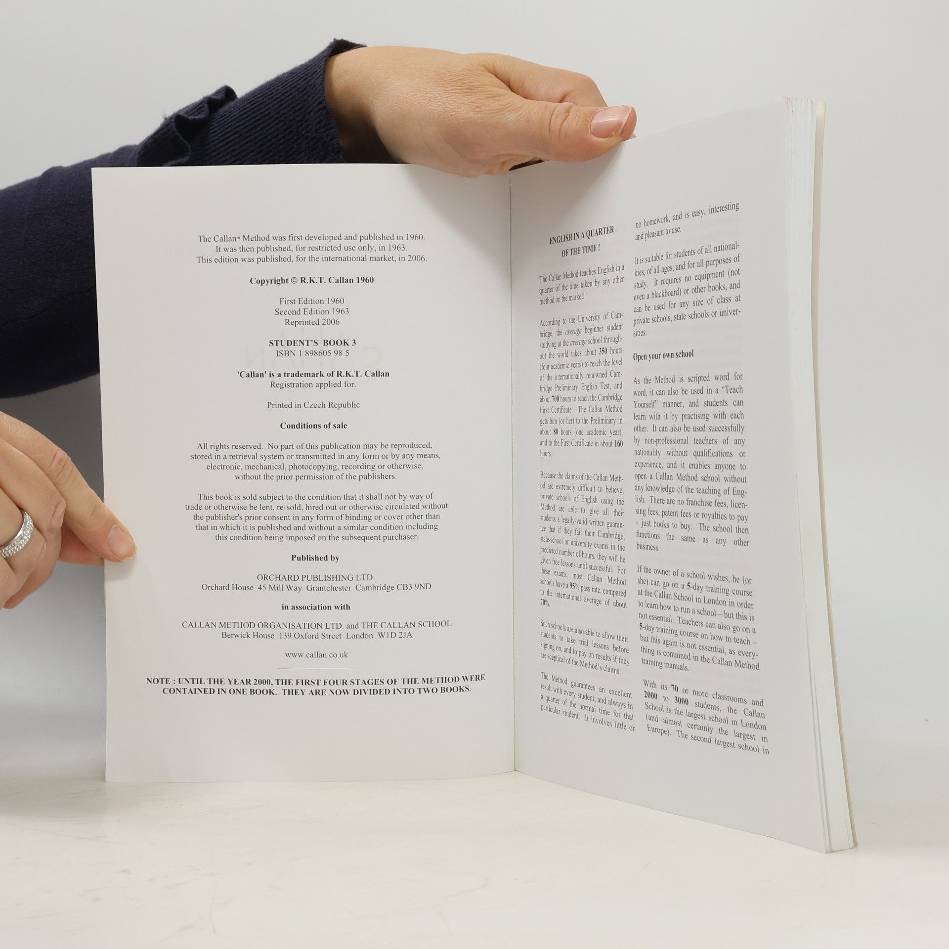 Robin Callan Callan Method Student's Book 3
