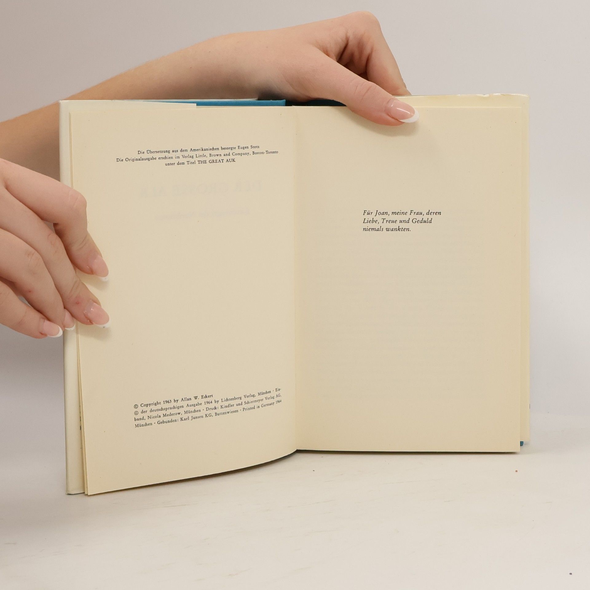 A.W. Eckert Der grosse Alk