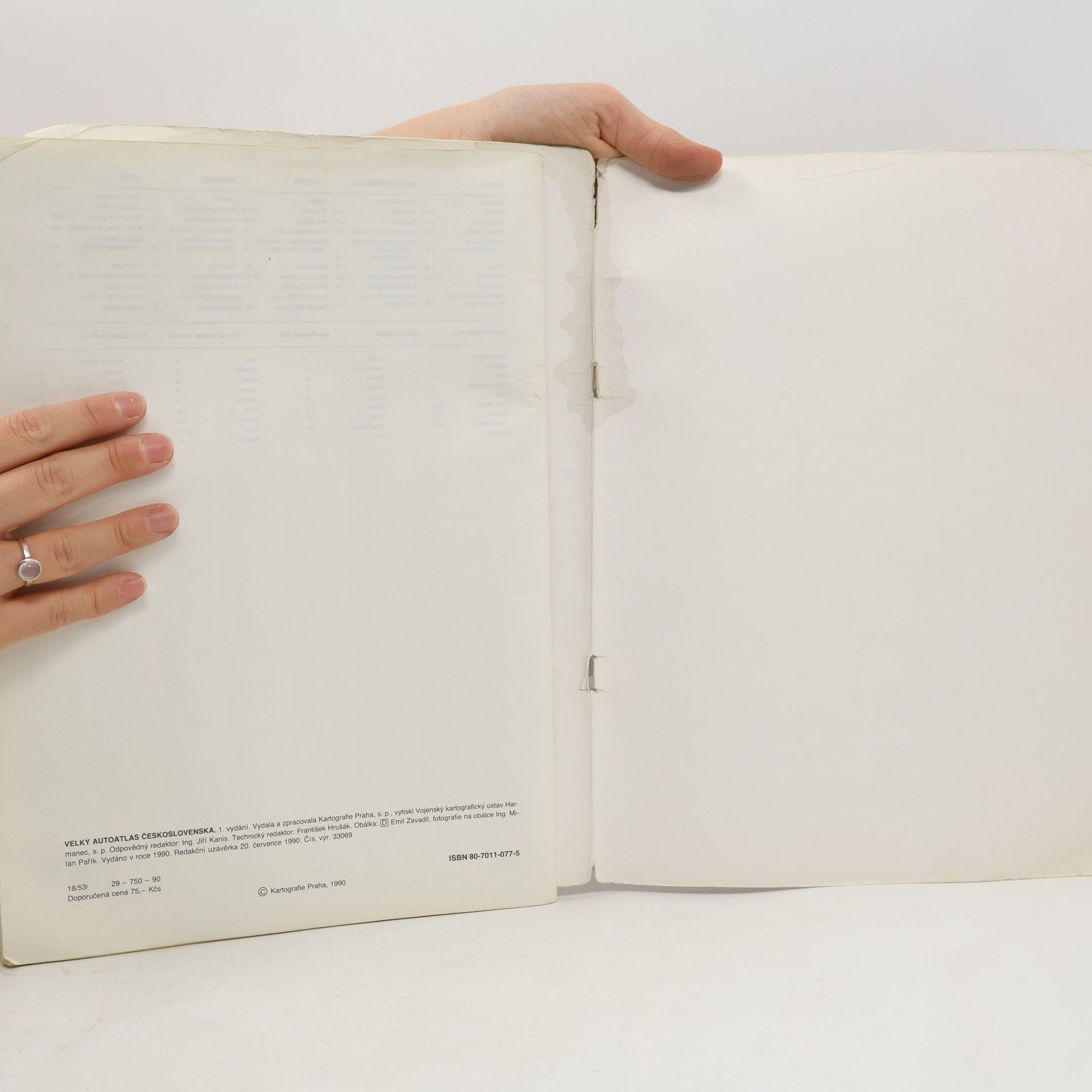 Jiří Kanis Velký autoatlas Československa
