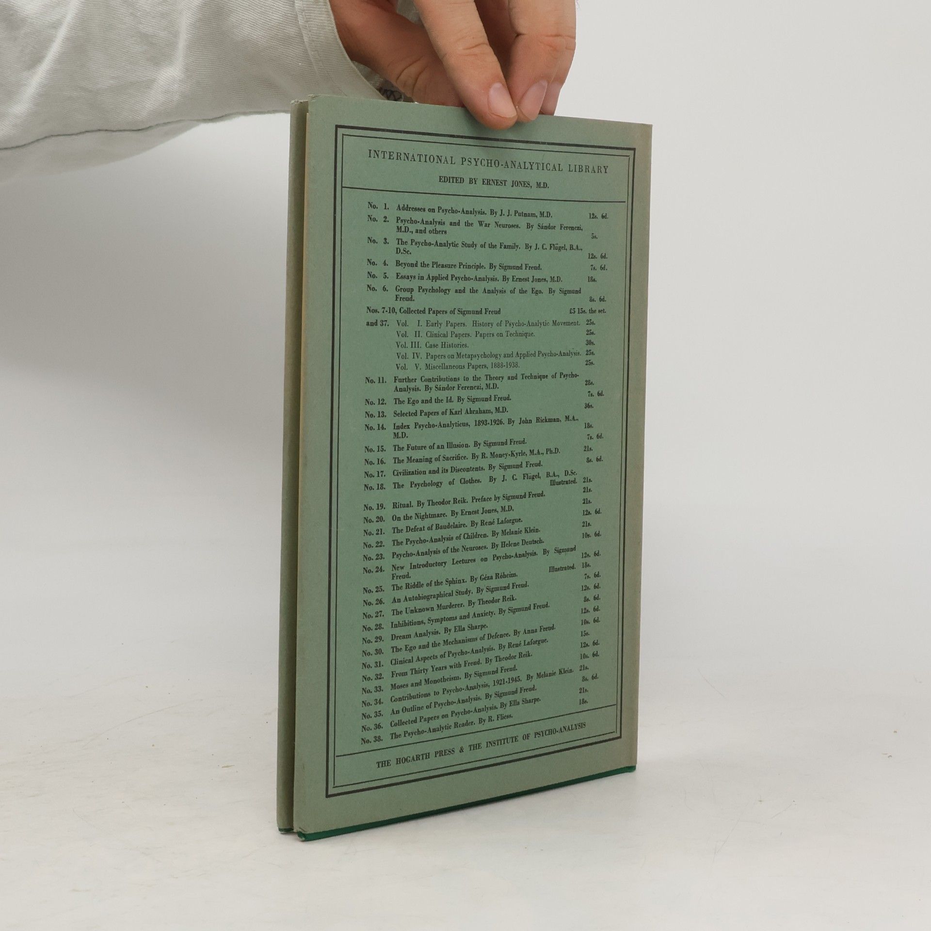 Sigmund Freud AN AUTOBIOGRAPHICAL STUDY