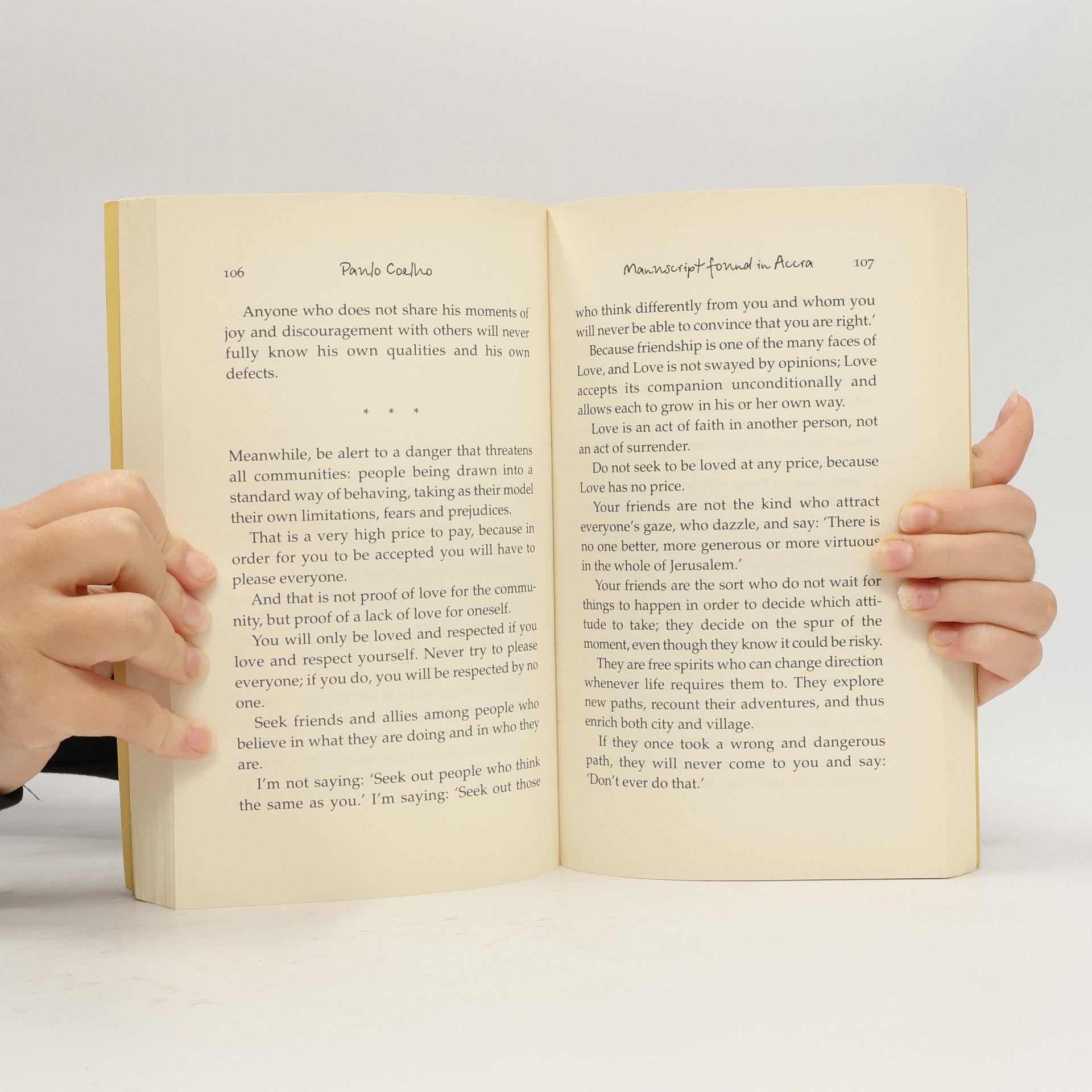 Paulo Coelho Manuscript found in Accra