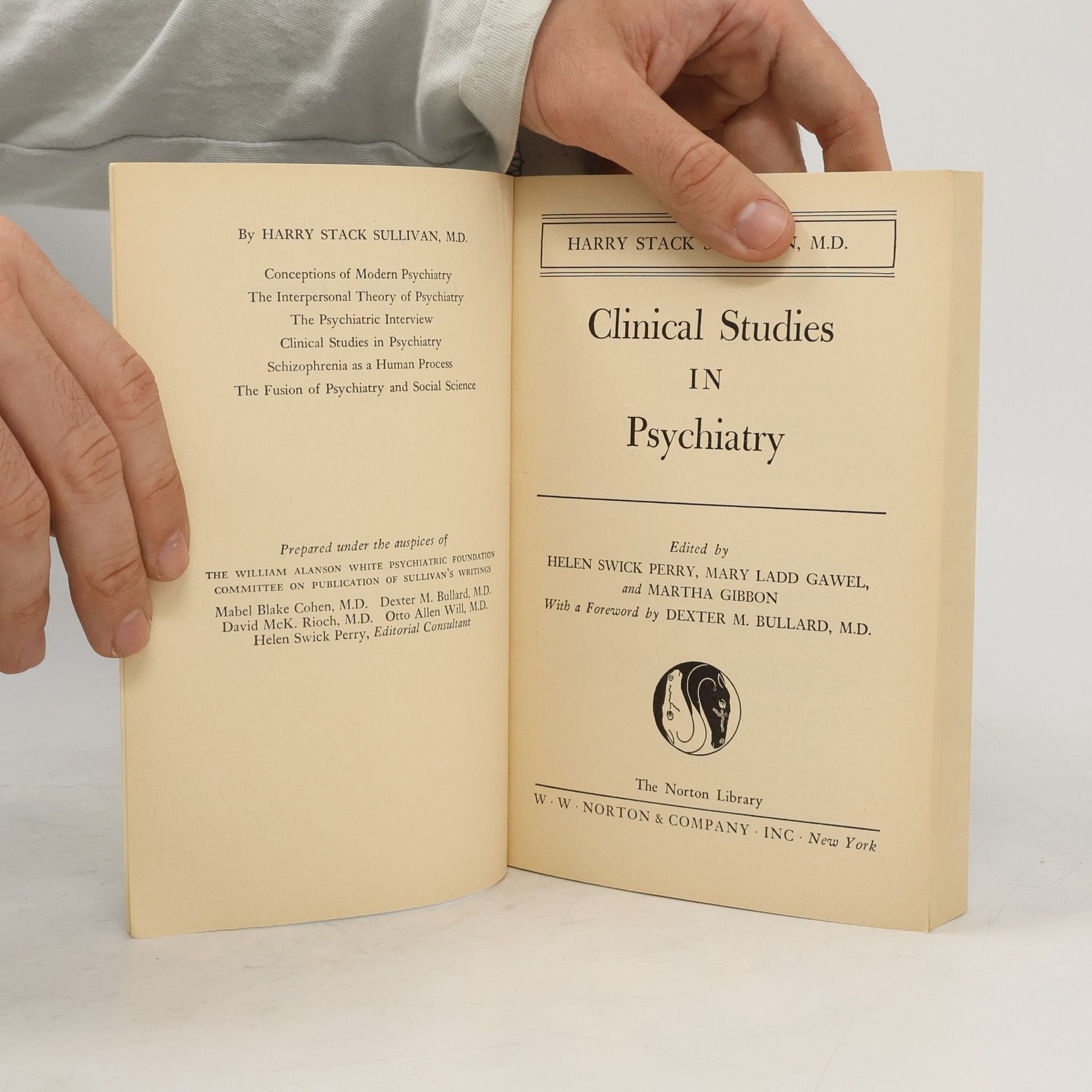 Harry Stack Sullivan Conceptions of Modern Psychiatry