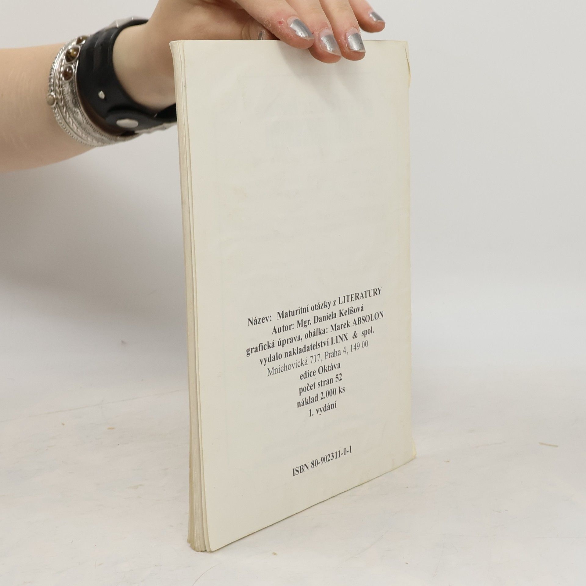 Daniela Kelišová Maturitní otázky z literatury