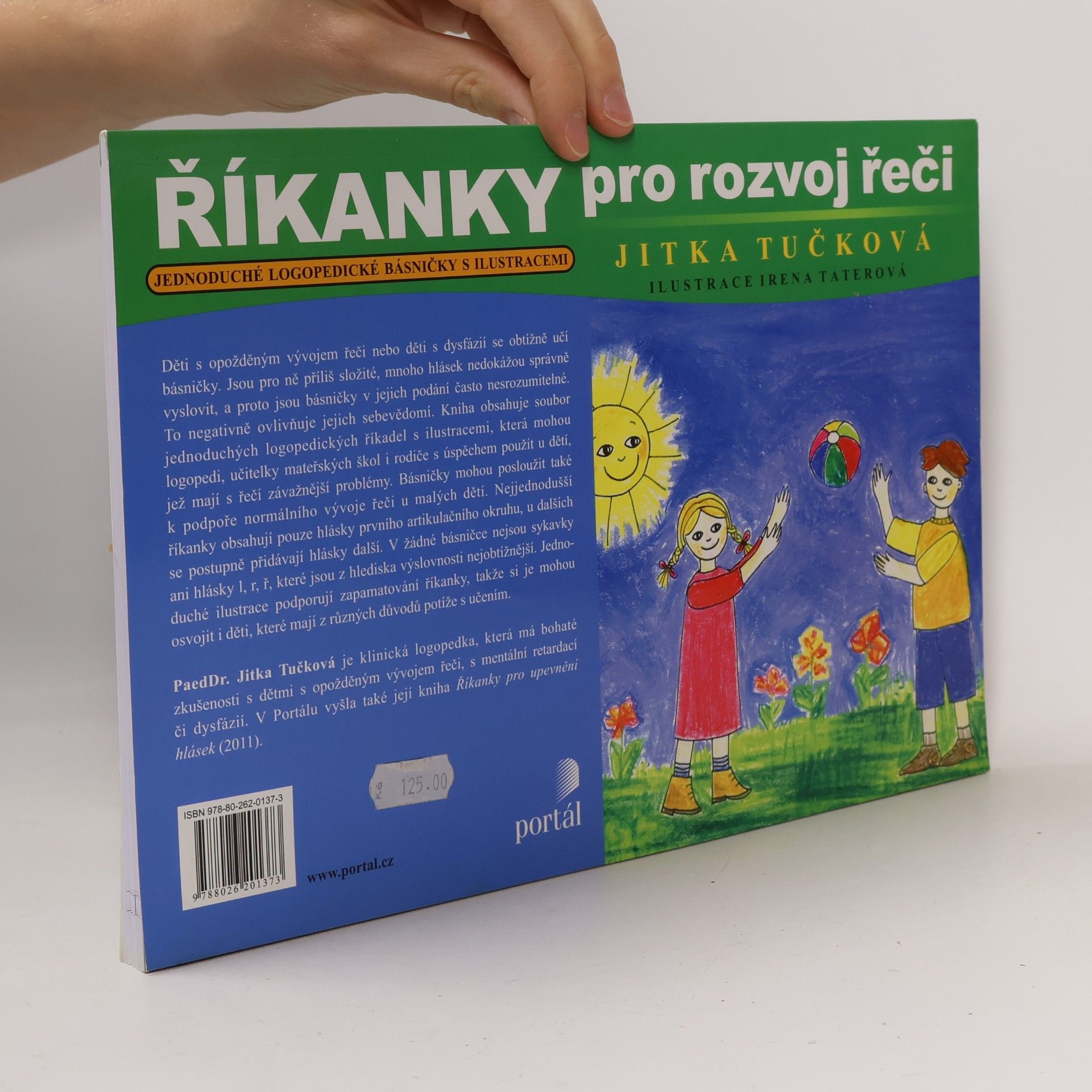 Jitka Tučková Říkanky pro rozvoj řeči: Jednoduché logopedické básničky s ilustracemi
