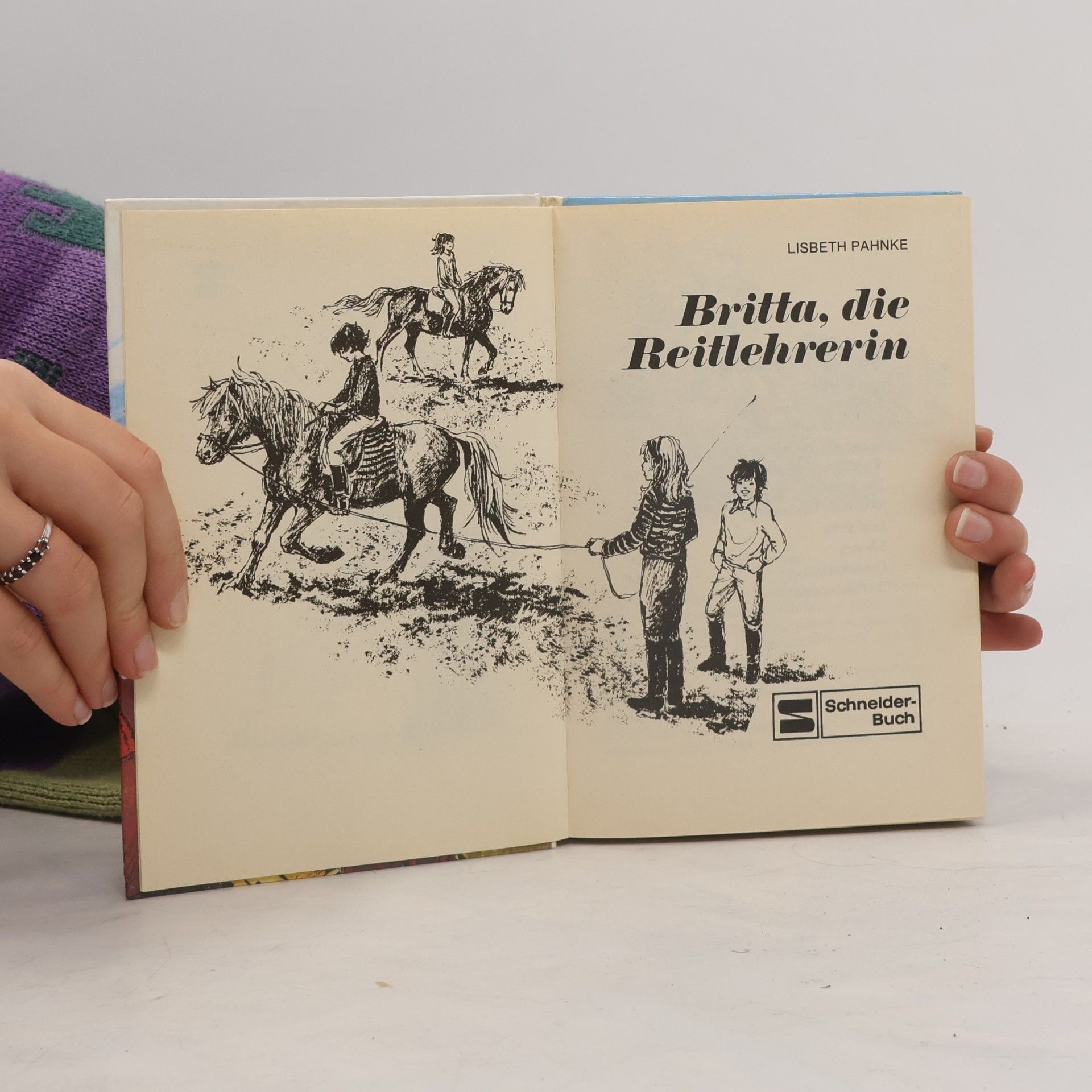Lisbeth Pahnke Britta, die Reitlehrerin