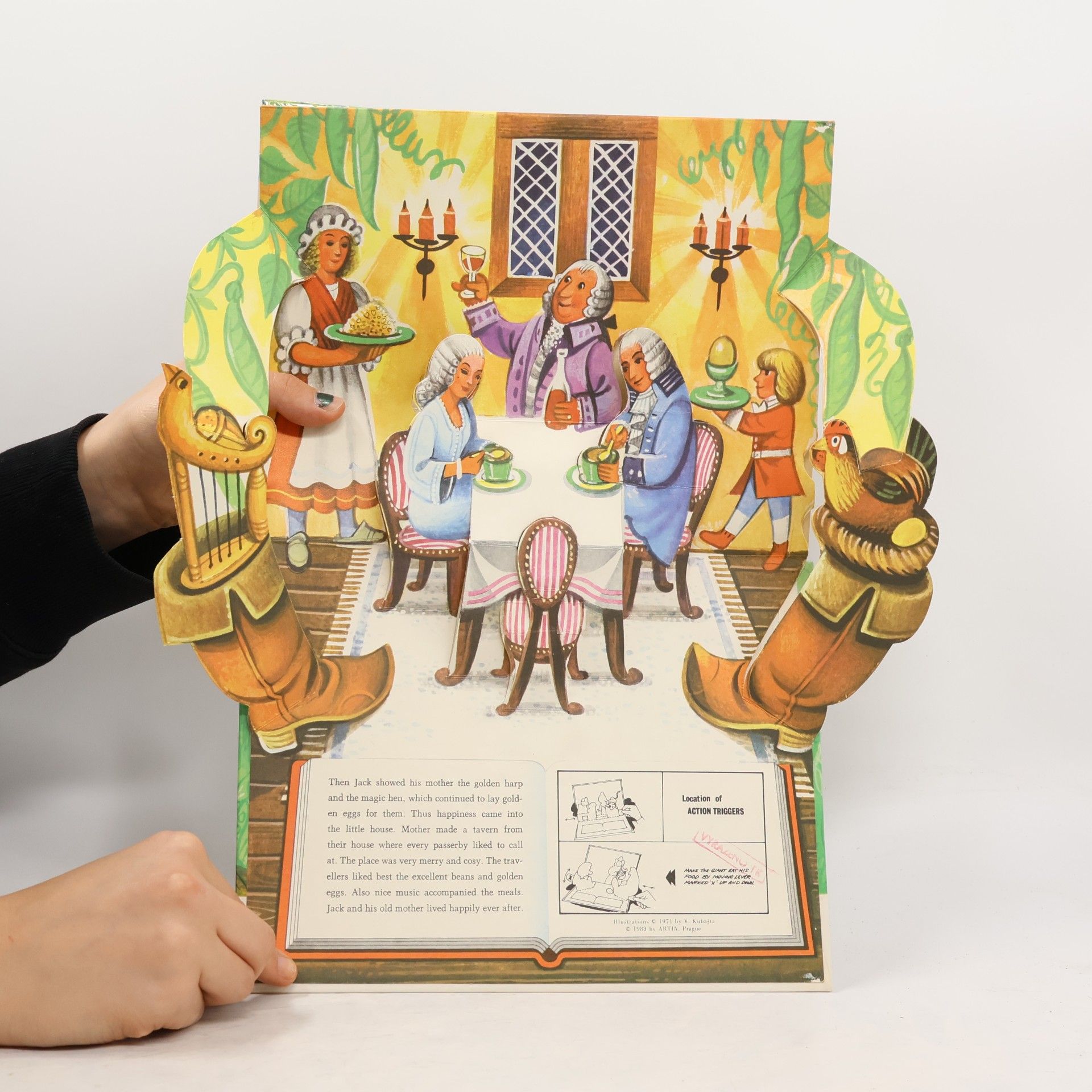 Vojtěch Kubašta Jack and the Beanstalk. An All-Action Treasure Hour Pop-Up Book