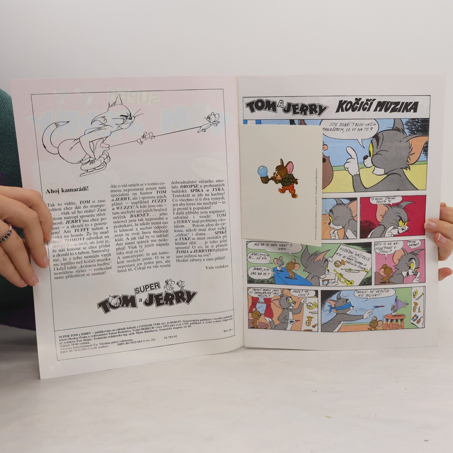 Various authors Super Tom a Jerry (č. 21, 1992)