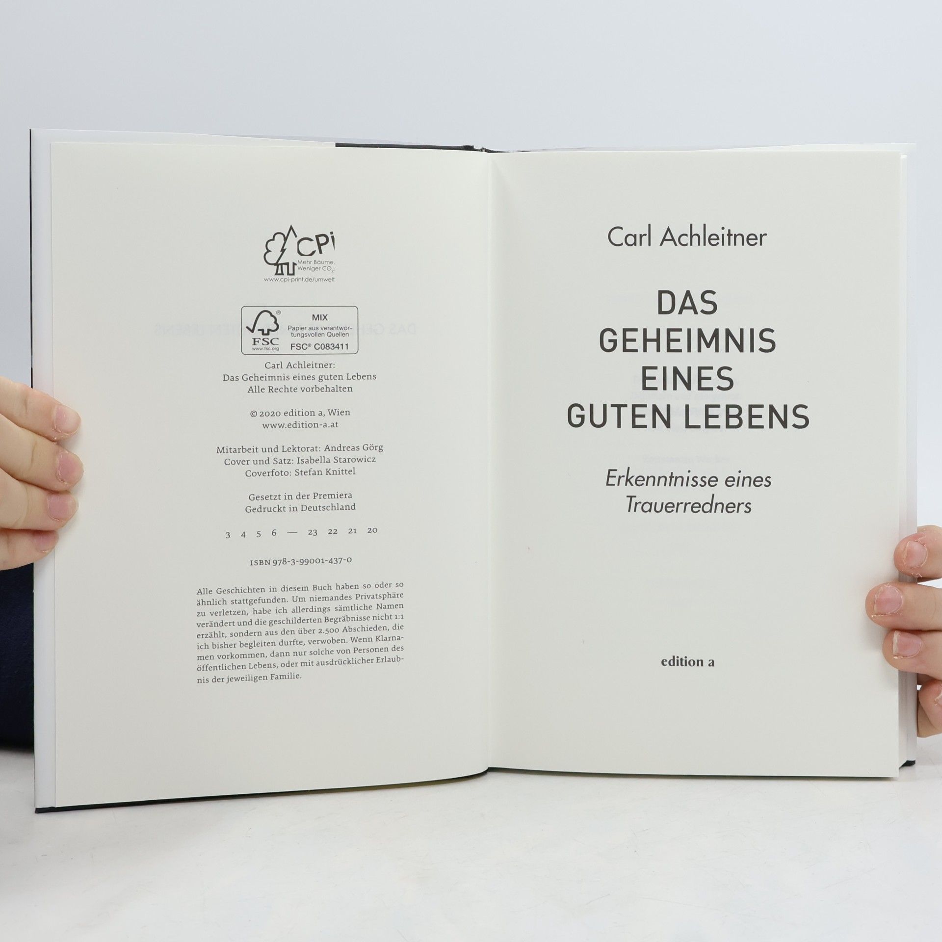 Carl Achleitner Das Geheimnis eines guten Lebens
