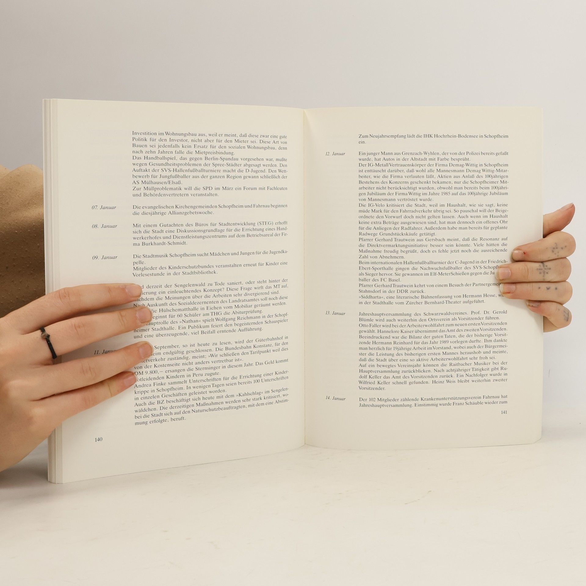Heinz Strütt JAHRBUCH '90