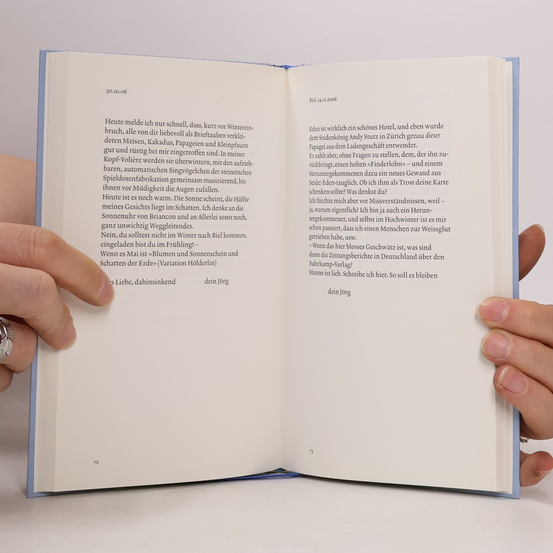 Jörg Steiner Im Sessel von Robert Walser