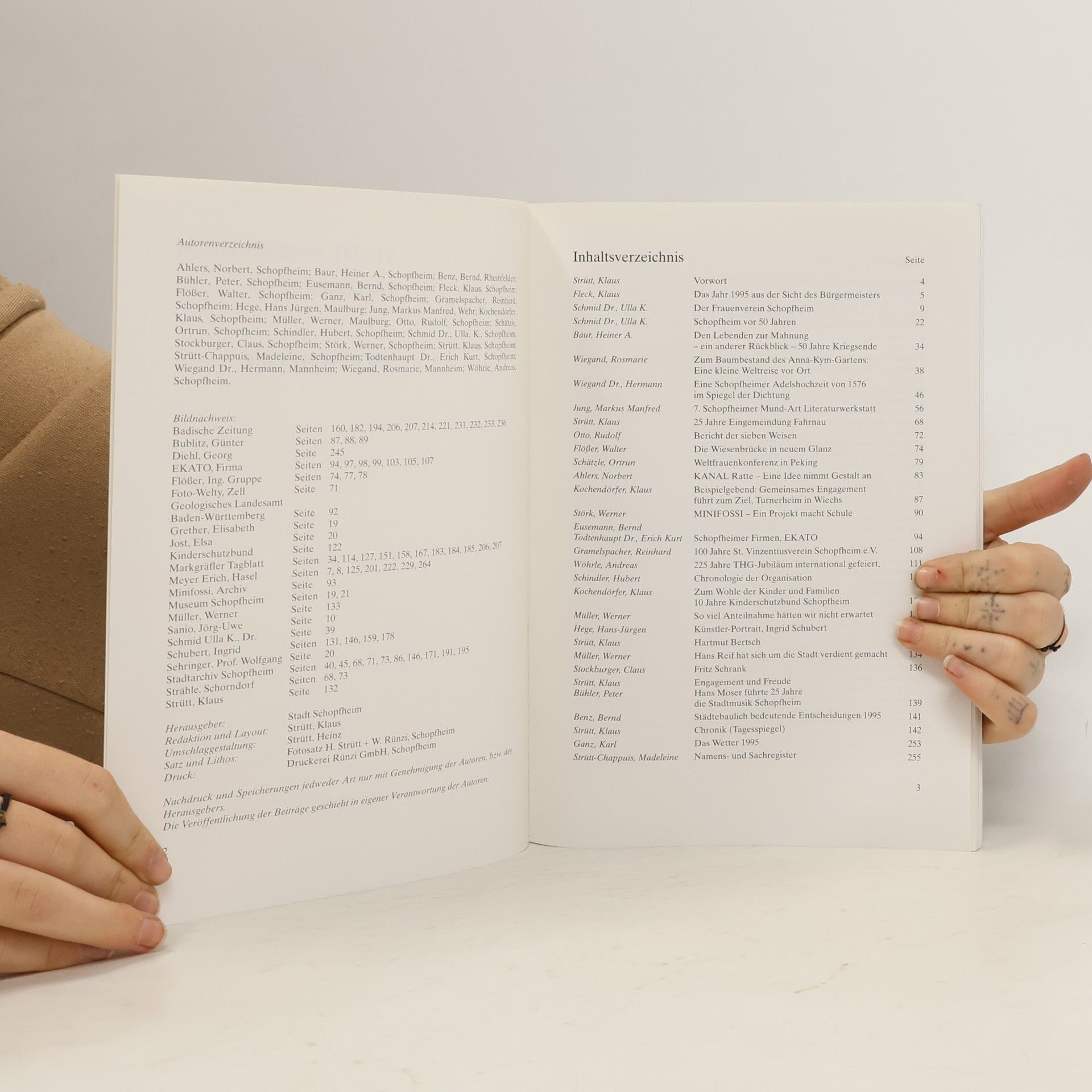 Autorenkollektiv Jahrbuch ’95. Stadt Schopfheim