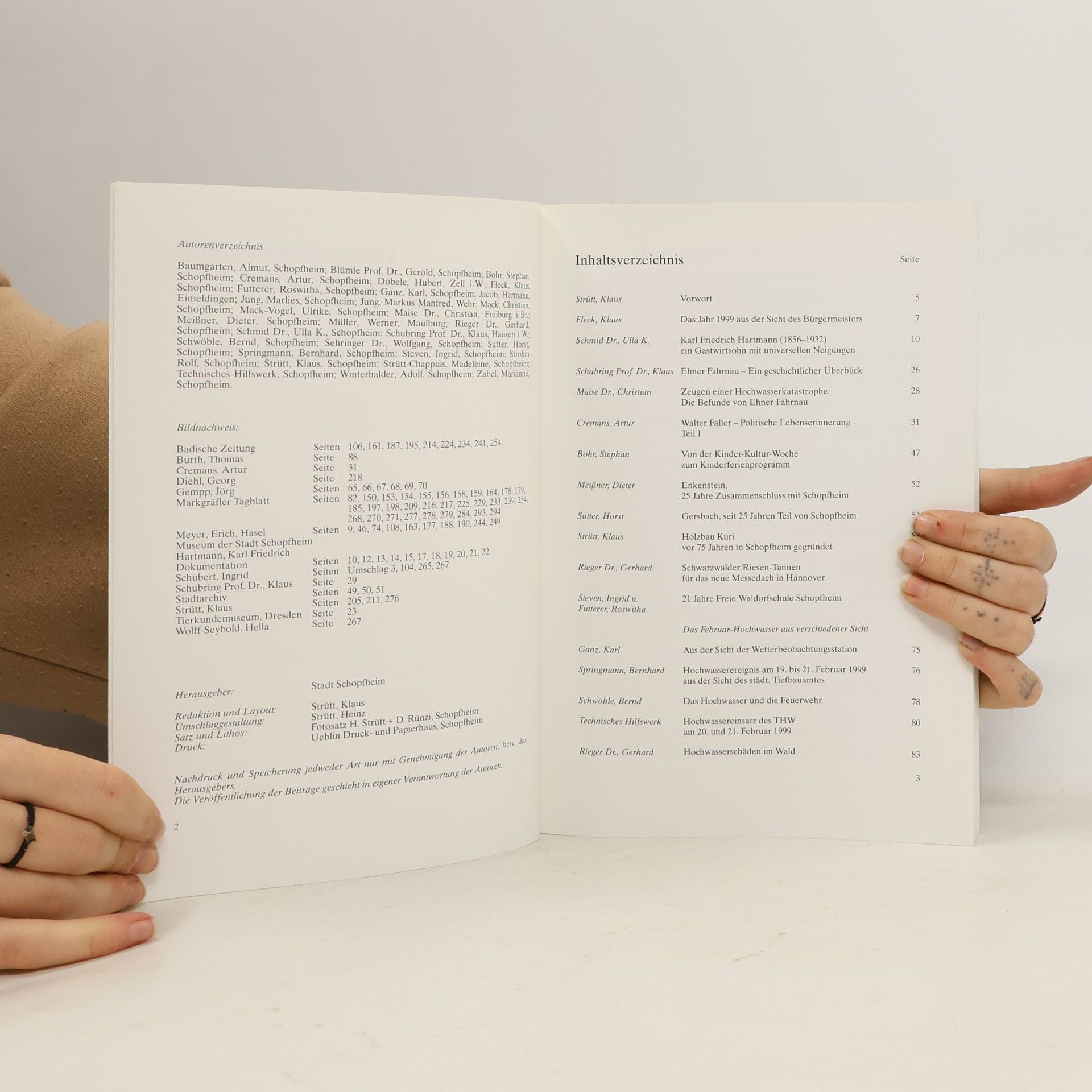 Autorenkollektiv Jahrbuch '99. Stadt Schopfheim