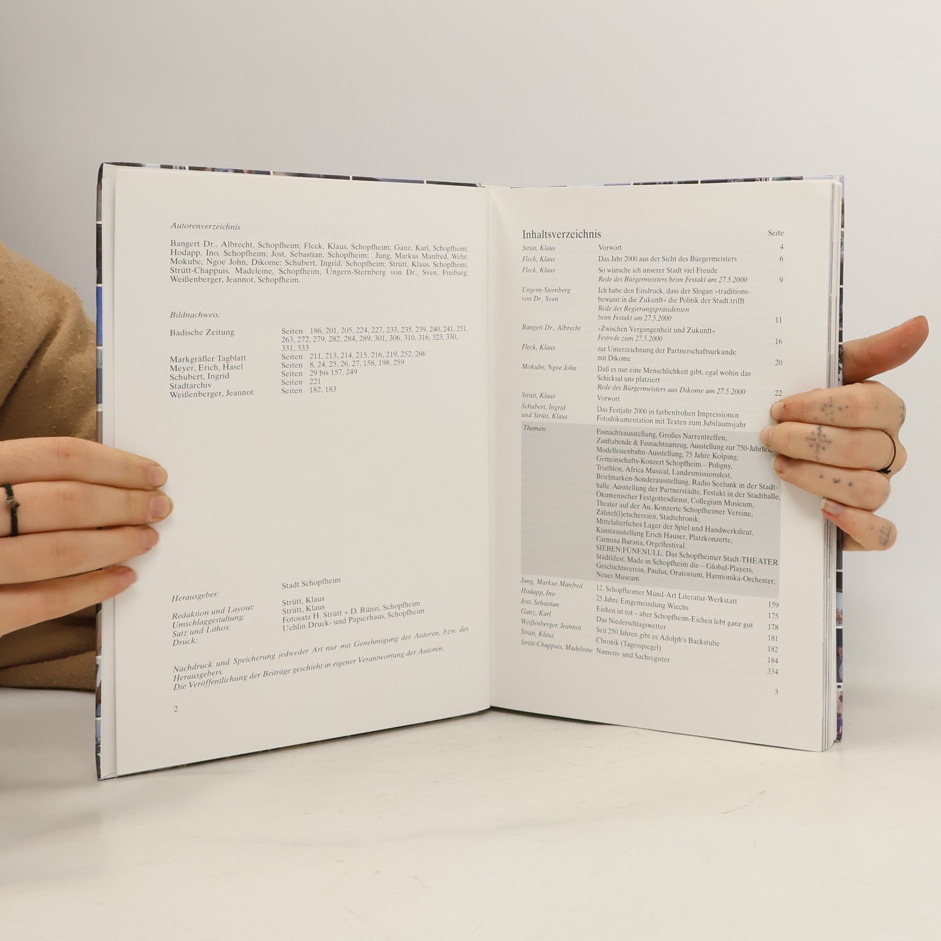 Autorenkollektiv Jahrbuch 2000. Stadt Schopfheim
