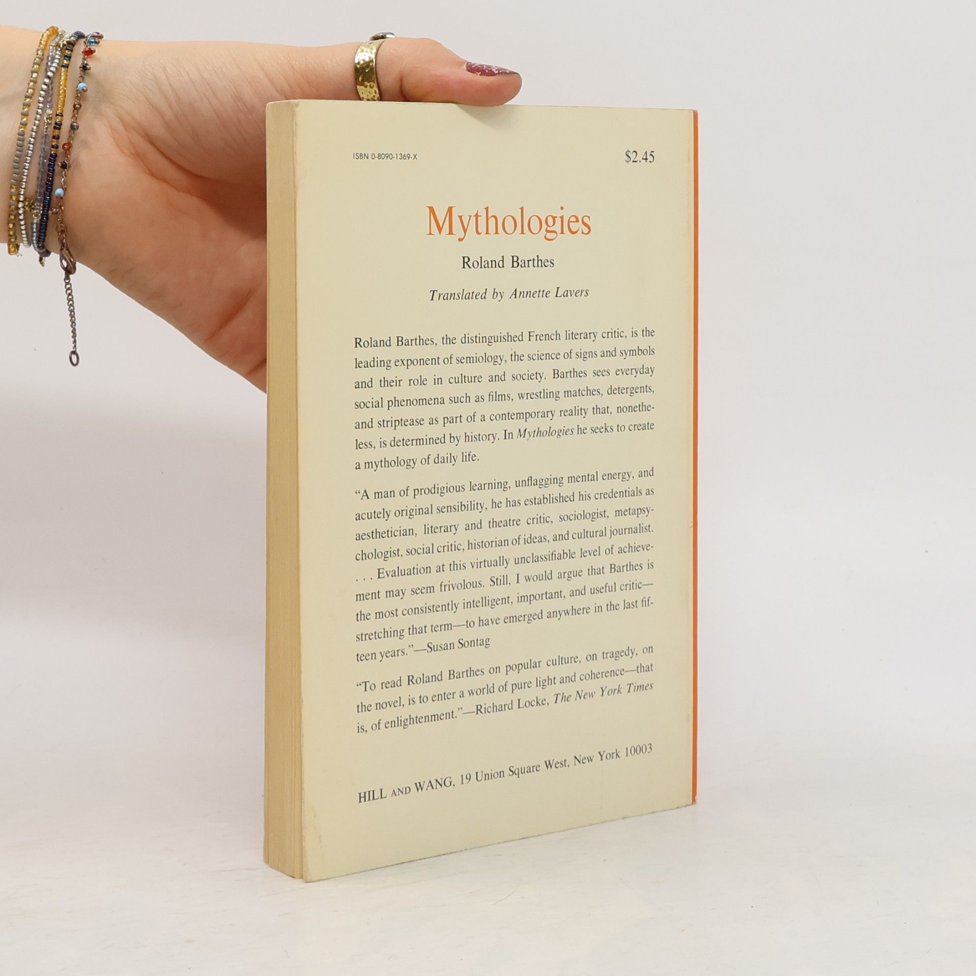 Roland Barthes Mythologies