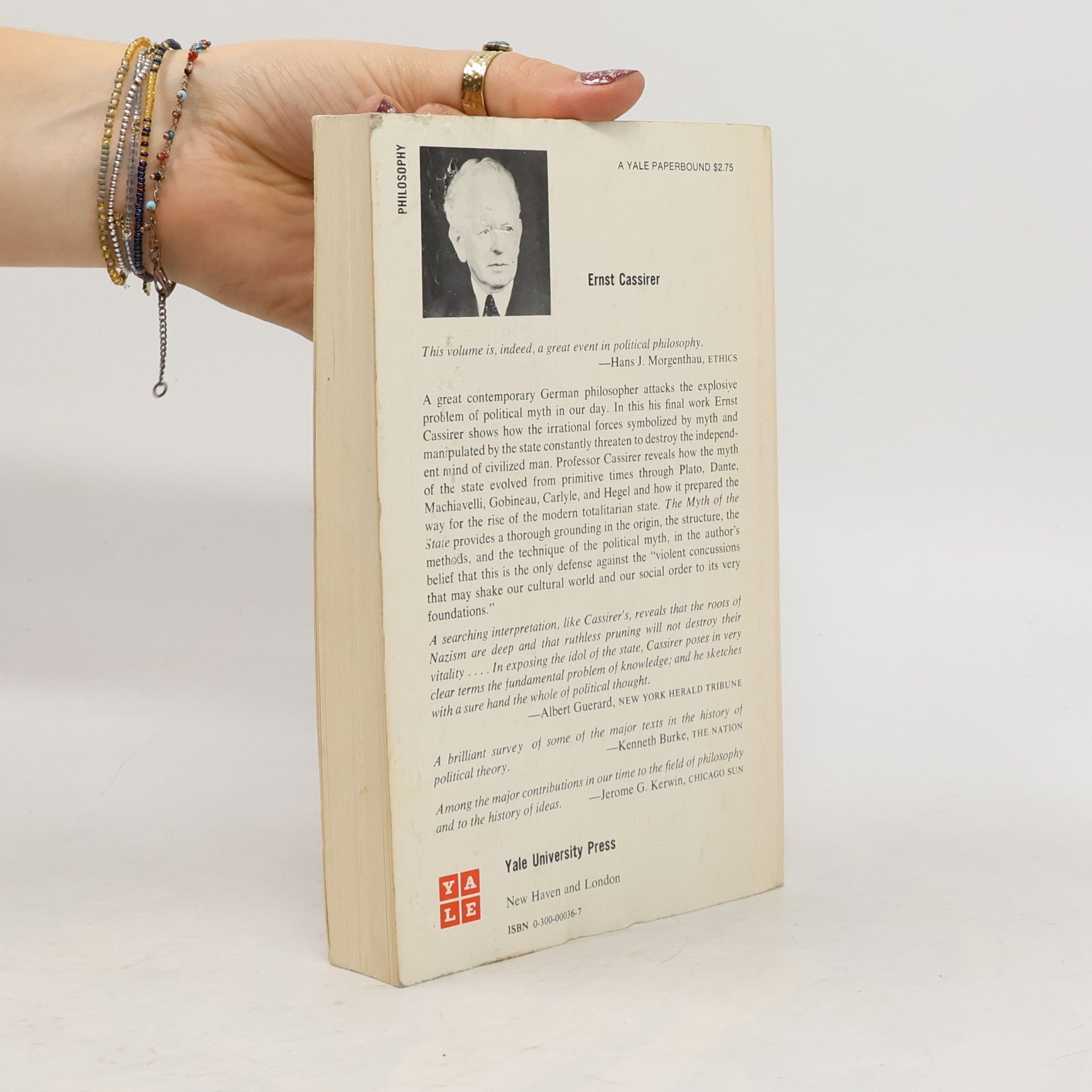Ernst Cassirer The Myth of the State