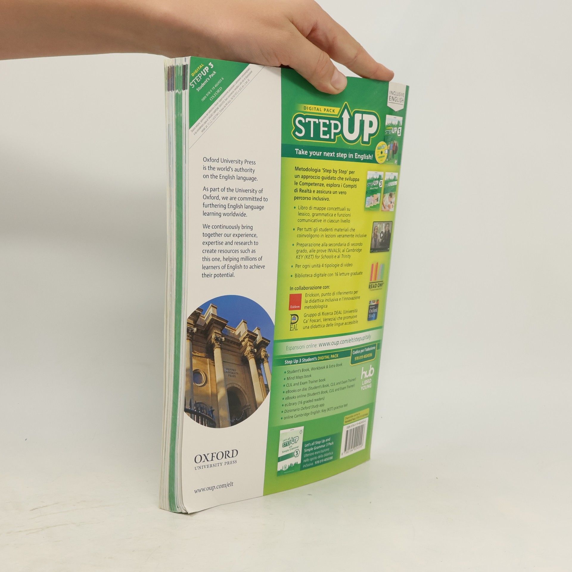 Philippa Bowen Step Up 3 Students Book/Workbook/Extra Book Digital Pack