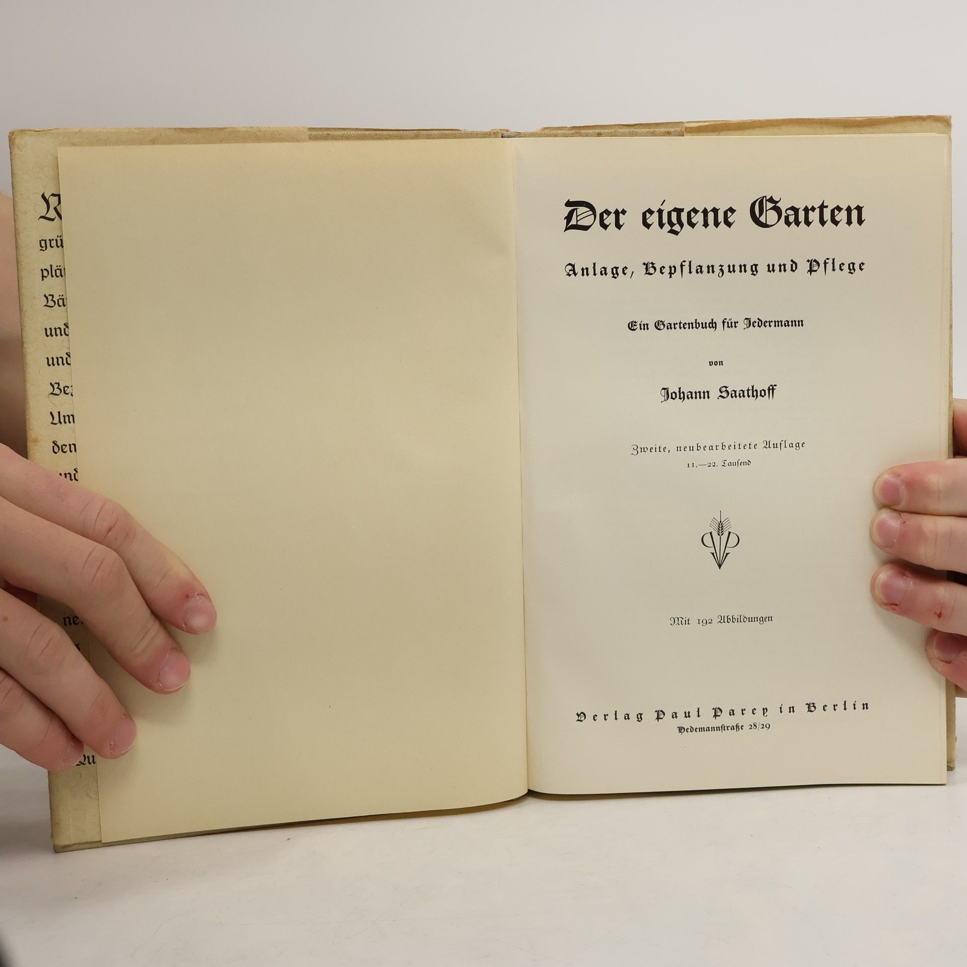 Johann Saathoff Der eigene Garten