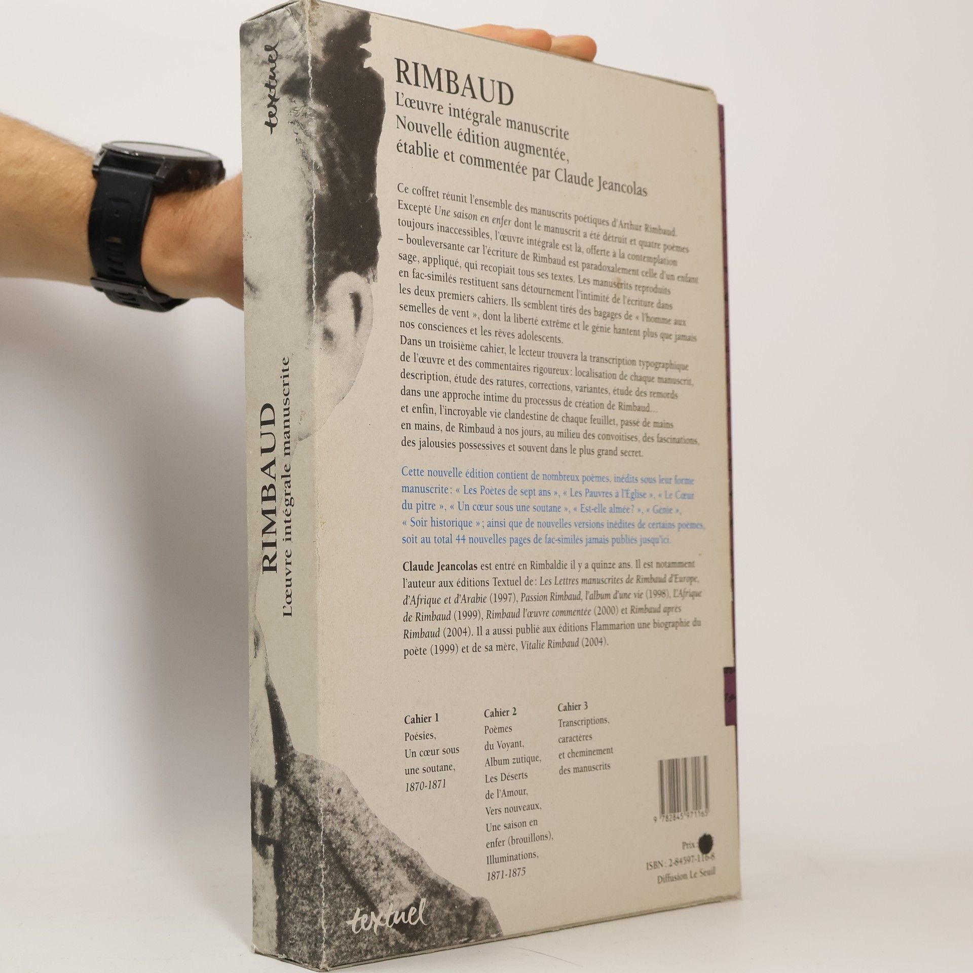 Claude Jeancolas Rimbaud, l'oeuvre intégrale manuscrite
