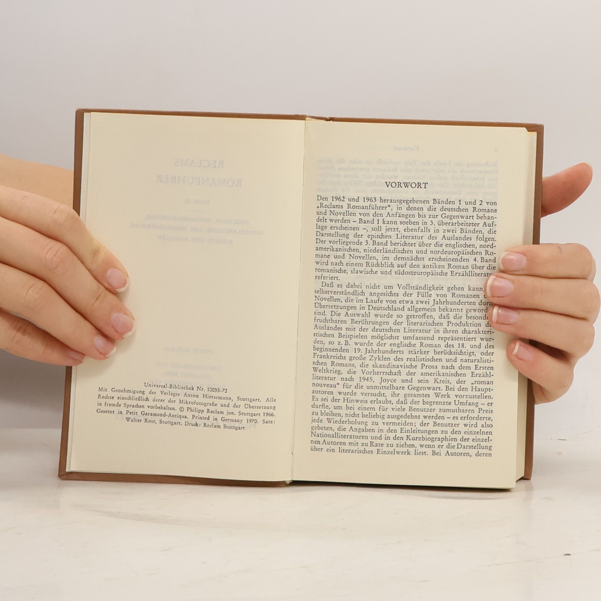 Various authors Reclams Romanführer