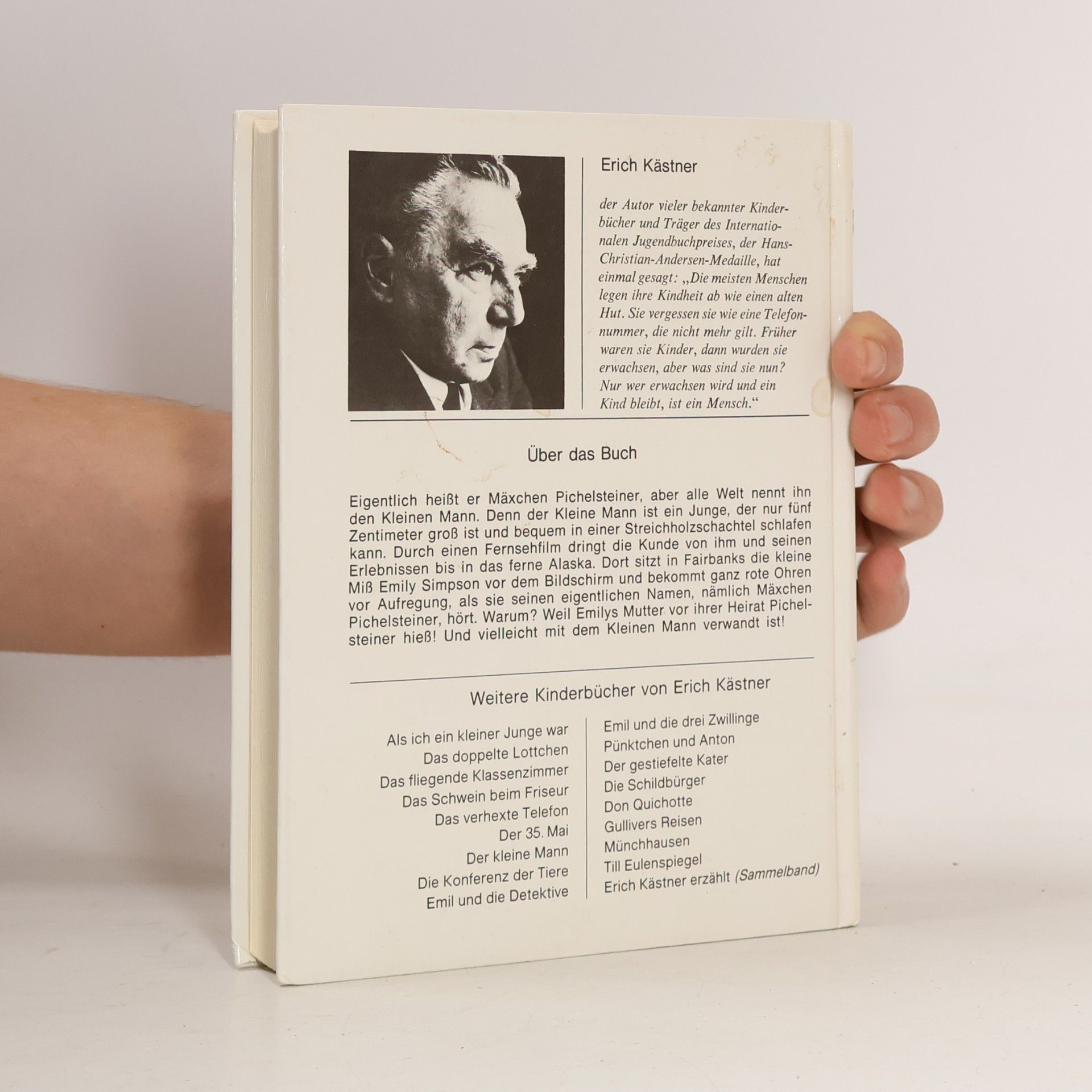 Erich Kästner Der kleine Mann und die kleine Miss