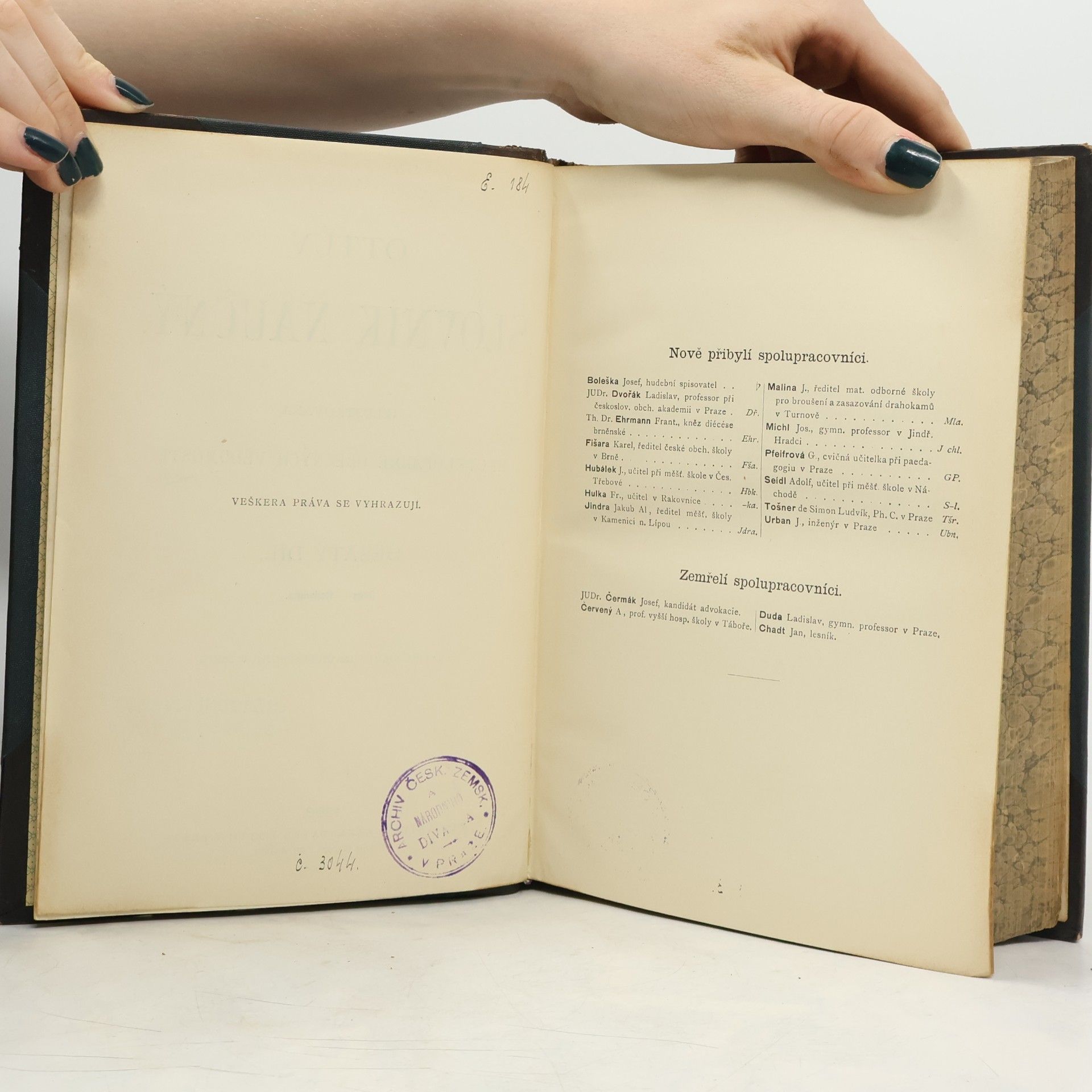 Collectif d'auteurs Ottův slovník naučný díl X. Gens-Hedwigia
