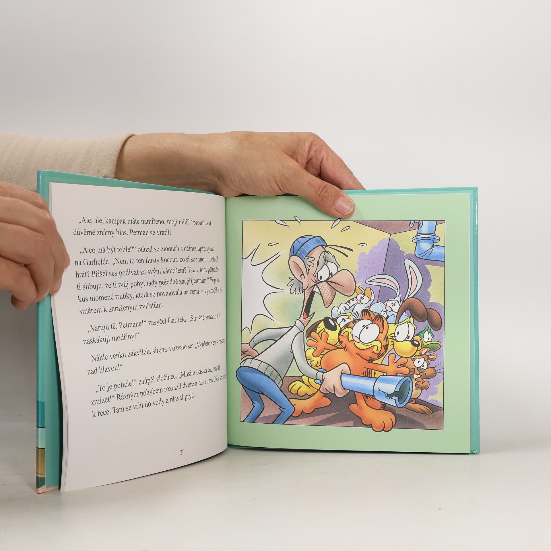 Jim Davis Garfield záchranářem