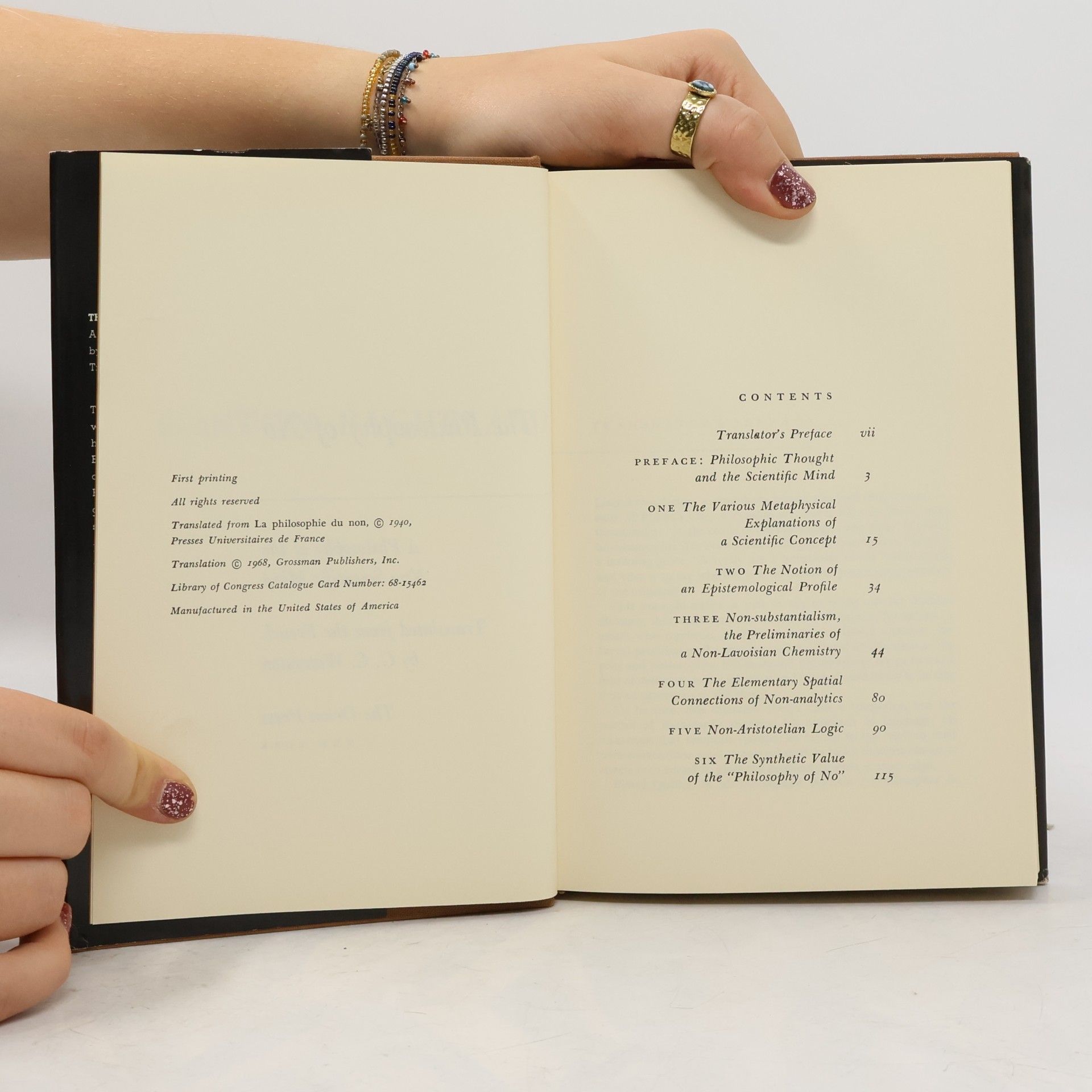 Gaston Bachelard The Philosophy of No