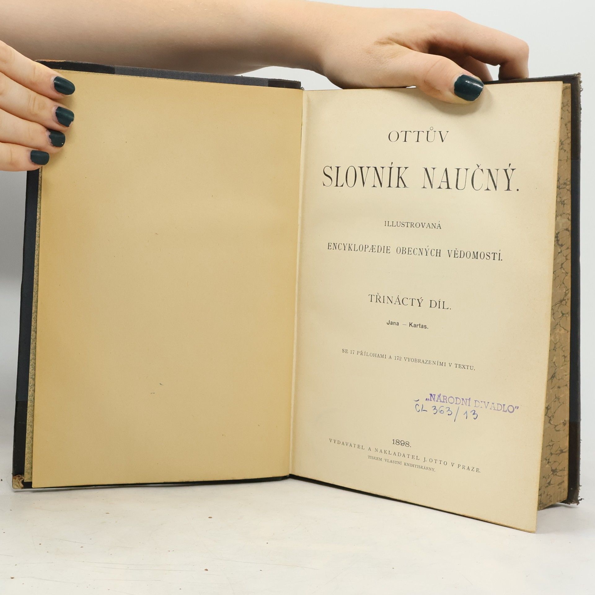 Autorenkollektiv Ottův naučný slovník XIII. Jana-Kartas