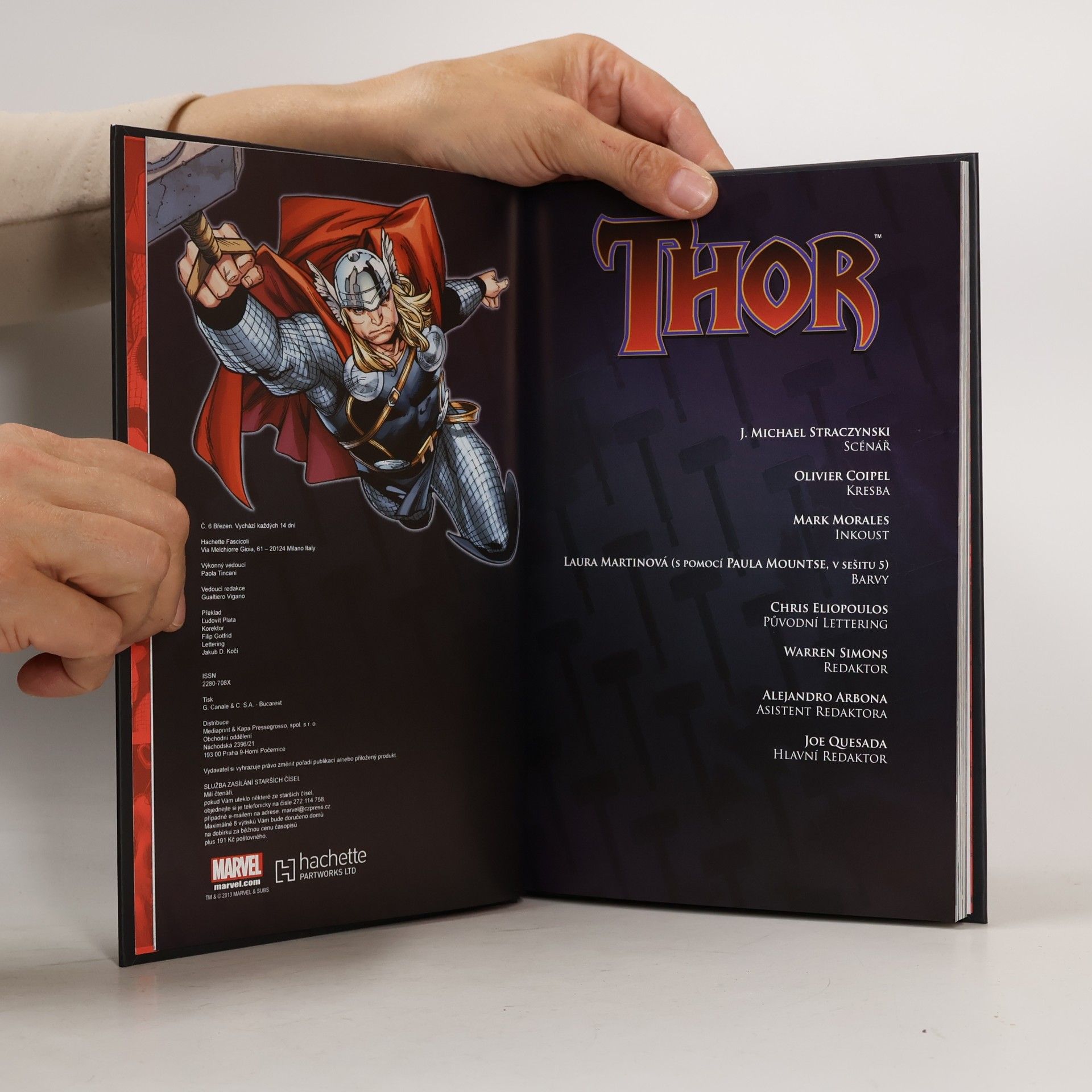 Olivier Coipel Ultimátní komiksový komplet 52. Thor: Znovuzrození
