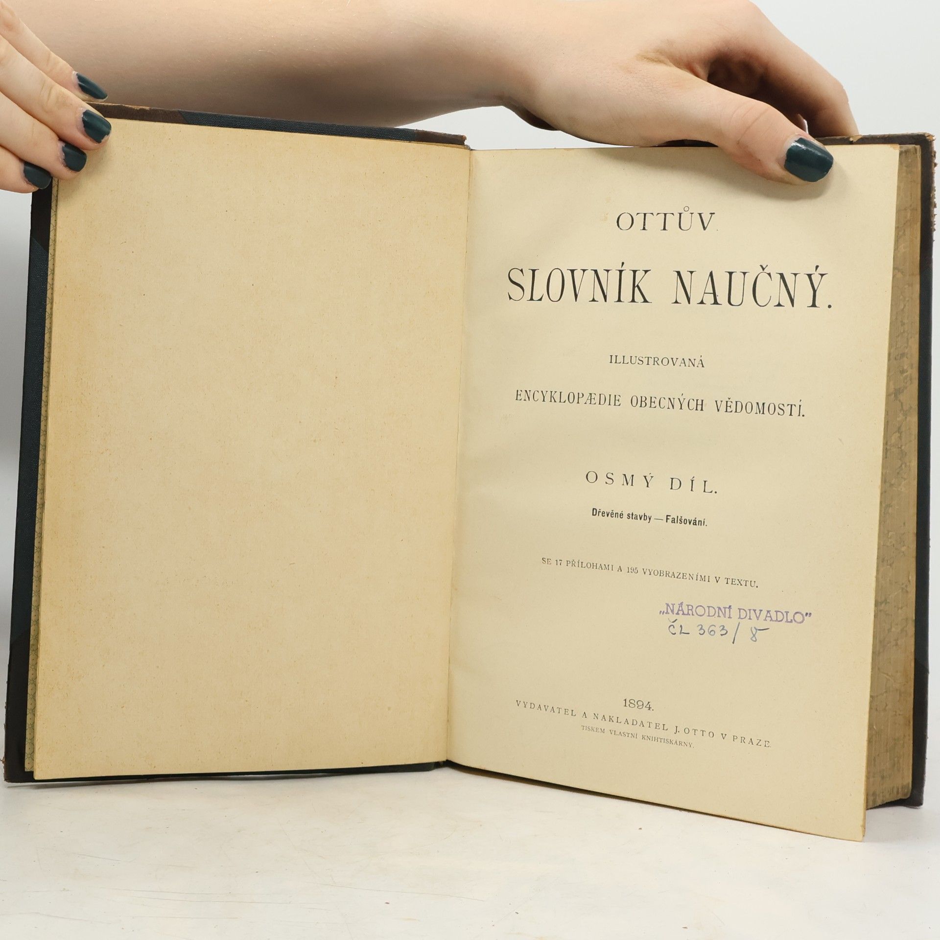 Kolektív autorov Ottův slovník naučný VIII. Dřevěné stavby-Falšování.