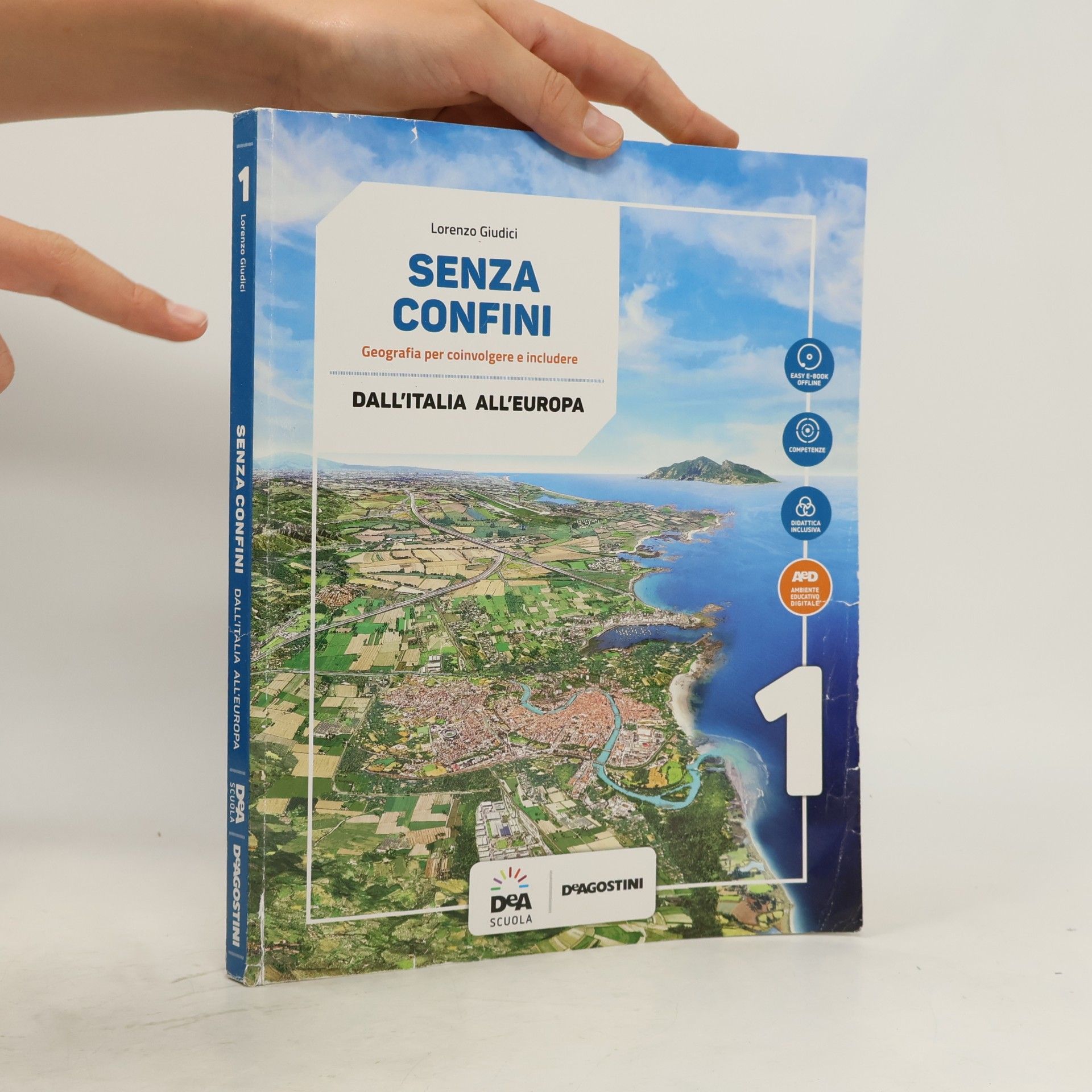 Vittorio L. Giudici Senza confini. Per la Scuola media. Con e-book. Con espansione online. Con Libro: Atlante. Con DVD-ROM (Vol. 1)