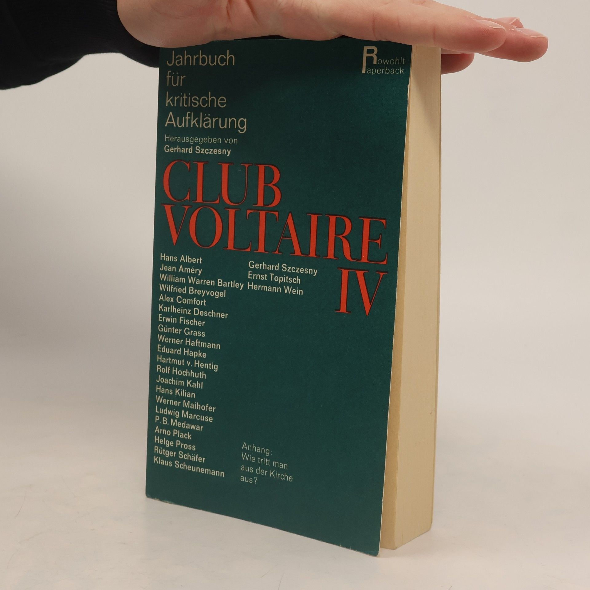 Gerhard Szczesny Club Voltaire IV