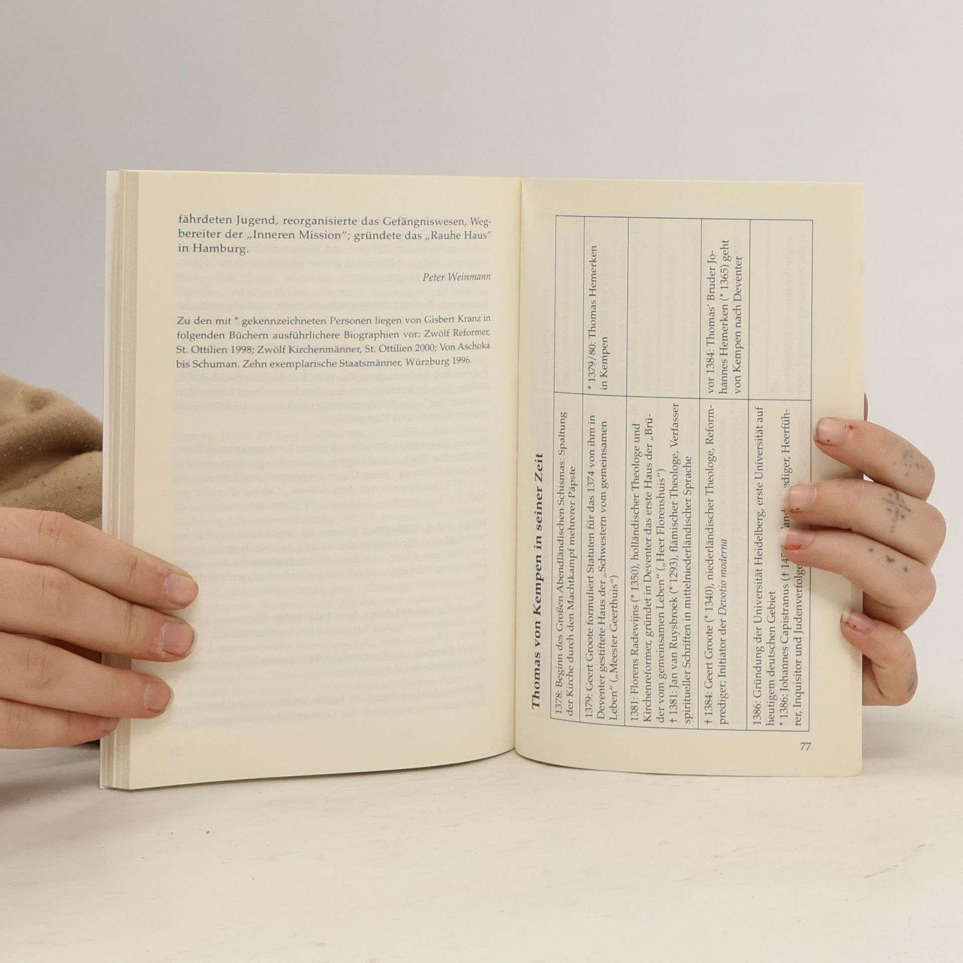 Gisbert Kranz Topos Taschenbücher: Thomas von Kempen