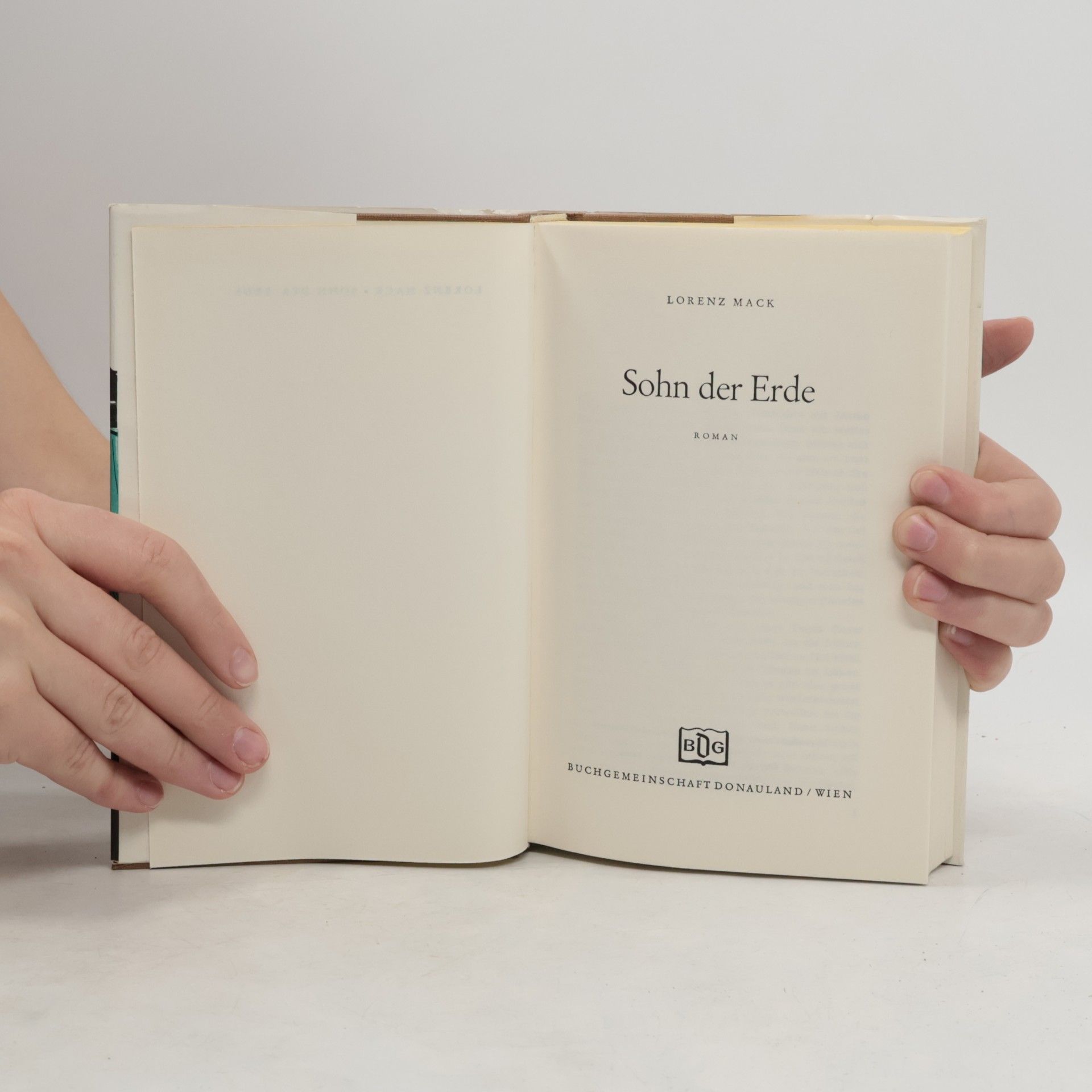 Lorenz Mack Sohn der Erde