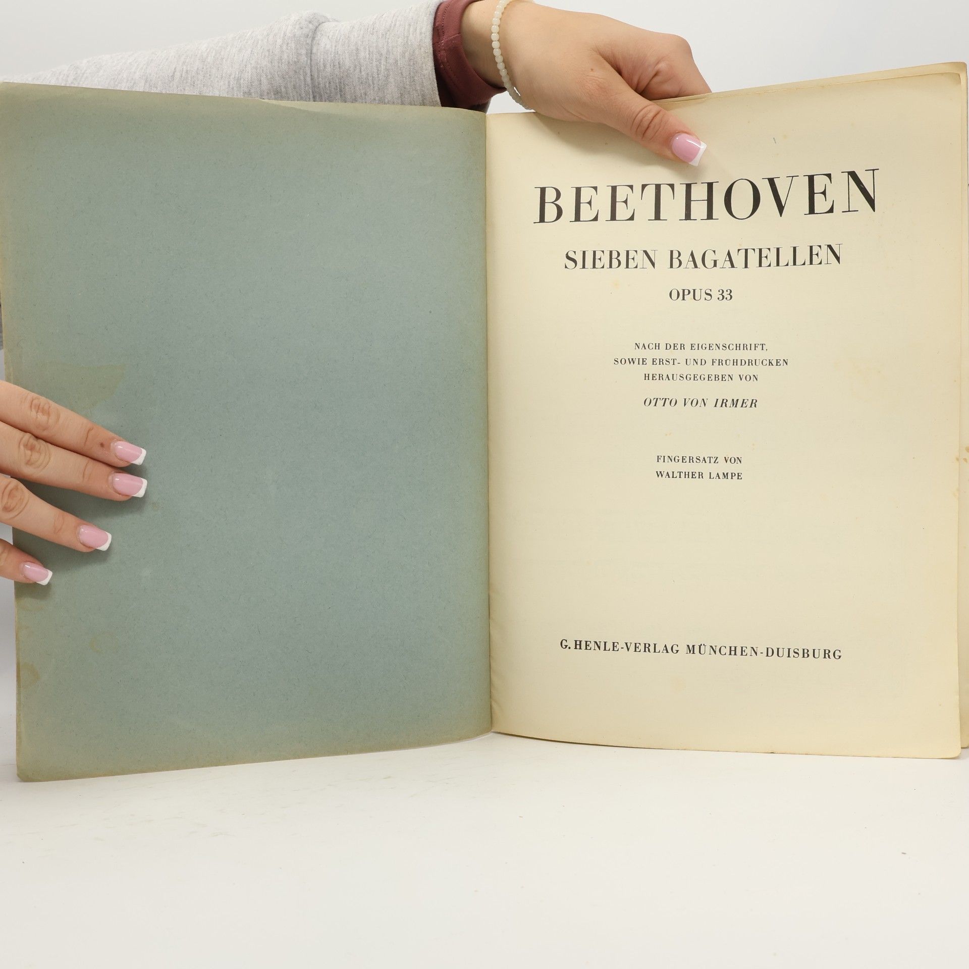 Ludwig van Beethoven Sieben Bagatellen. Opus 33