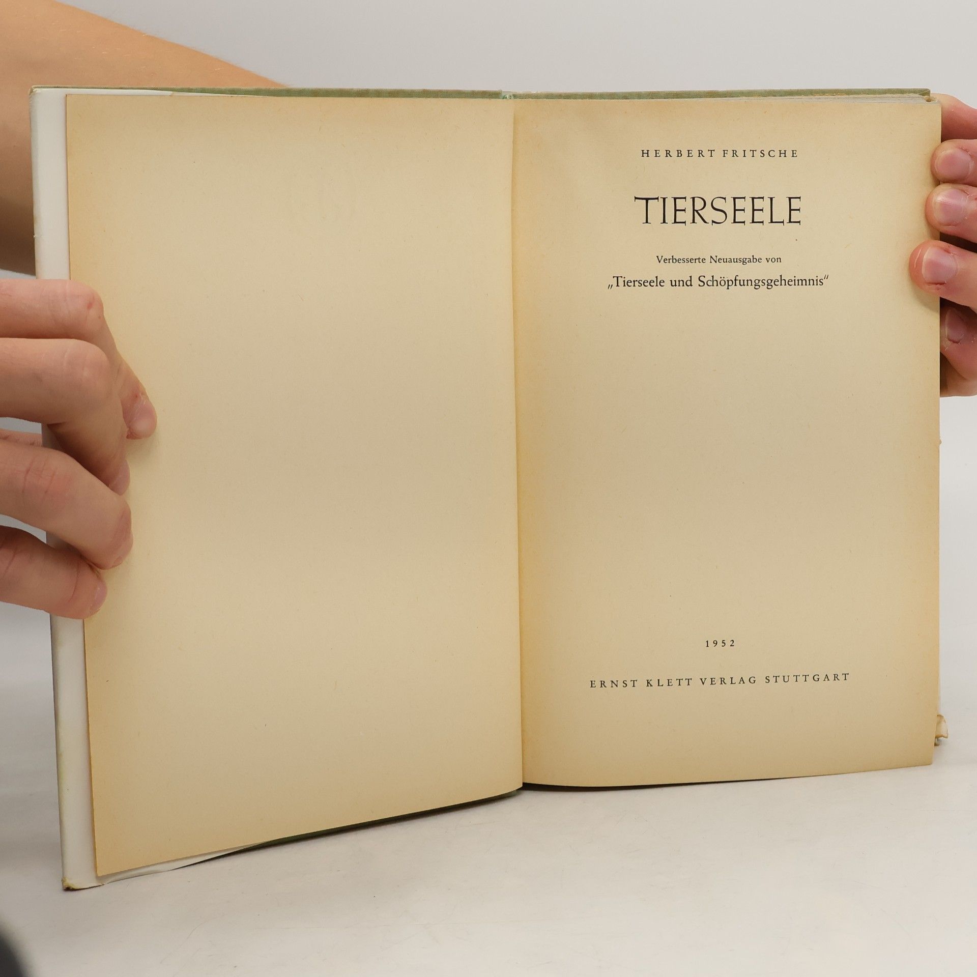 Herbert Fritsche Tierseele