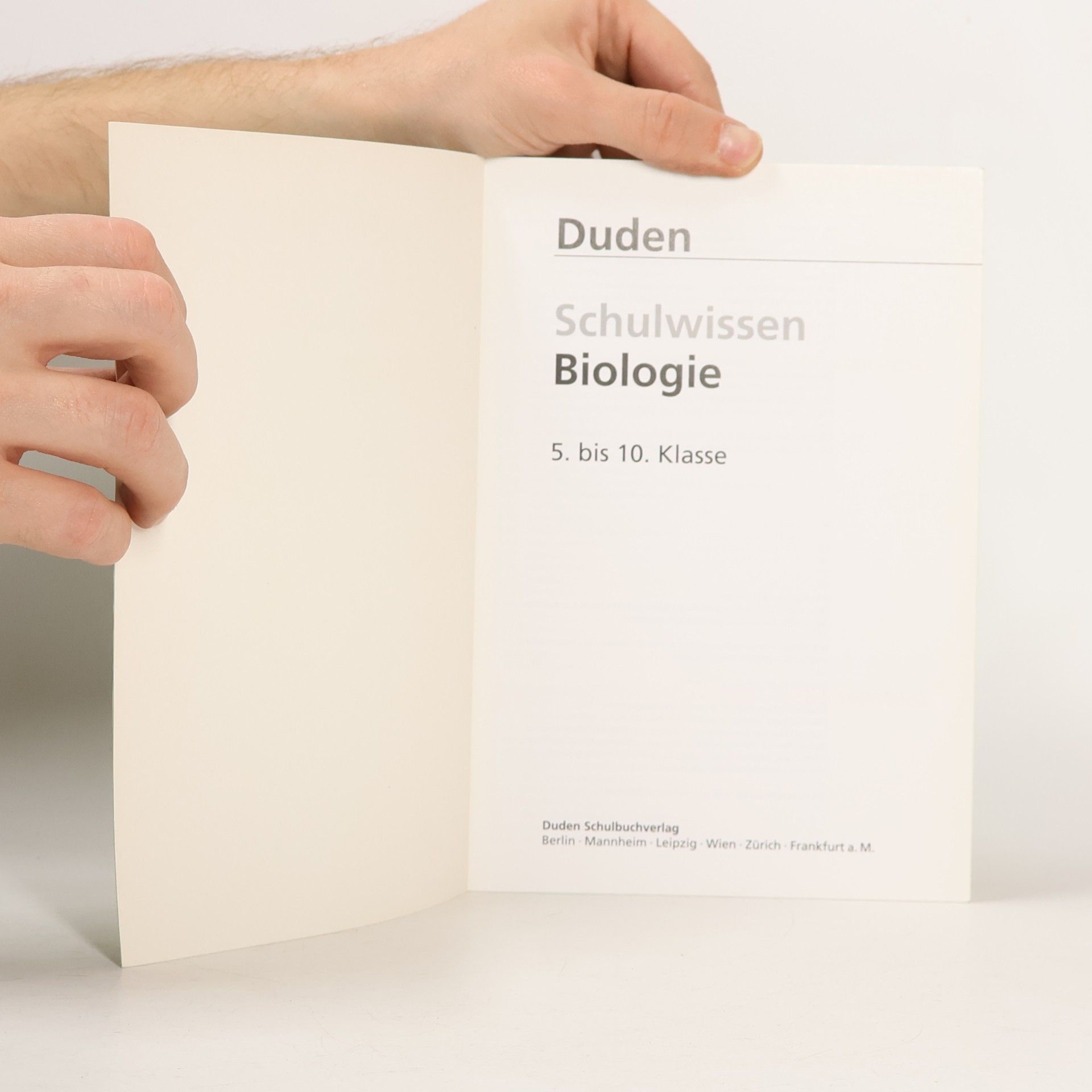 Various authors Schulwissen Biologie