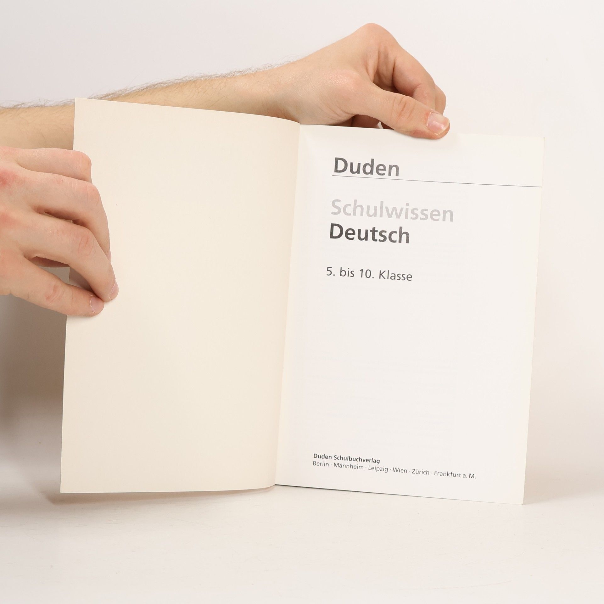 Various authors Schulwissen Deutsch
