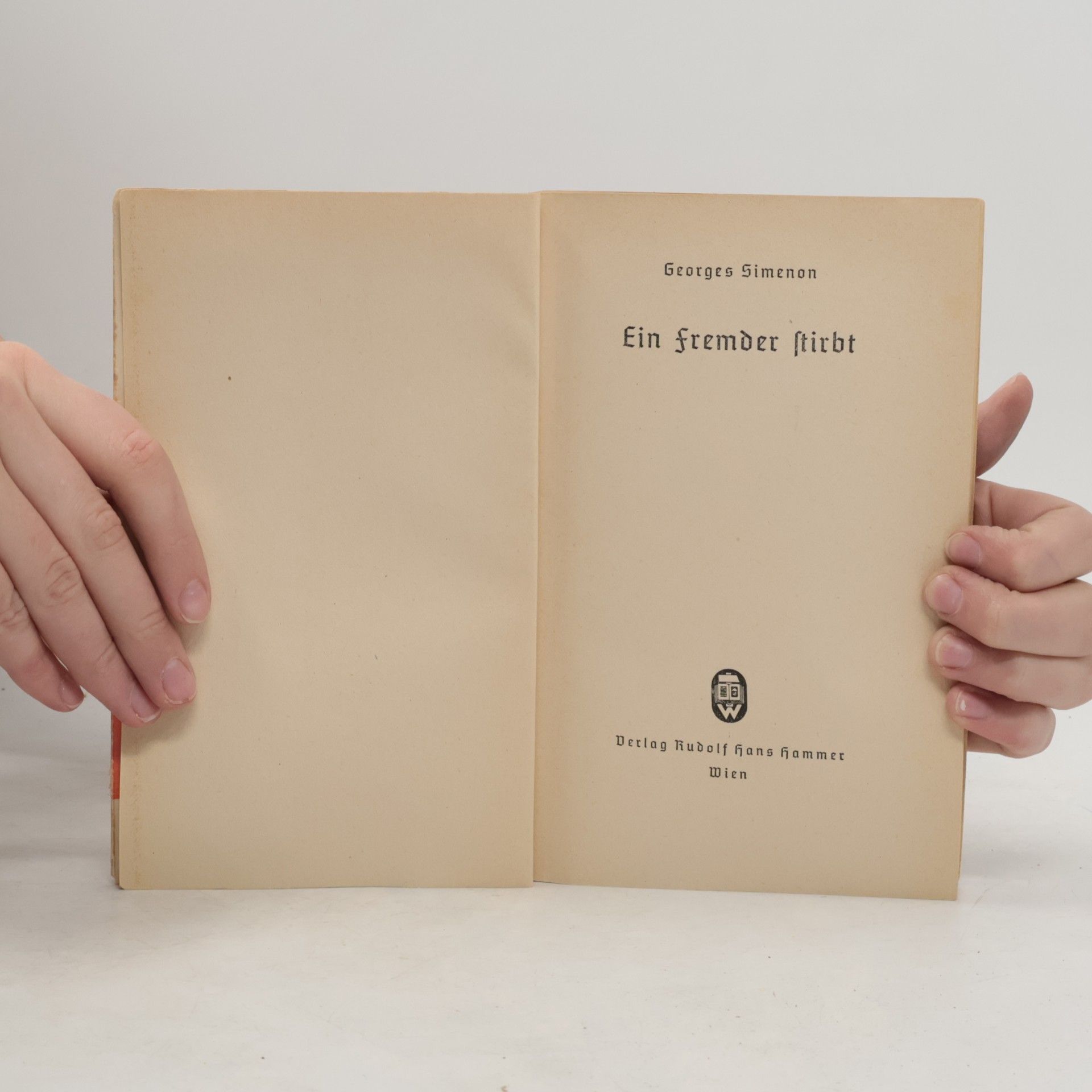 Georges Simenon Ein Fremder stirbt