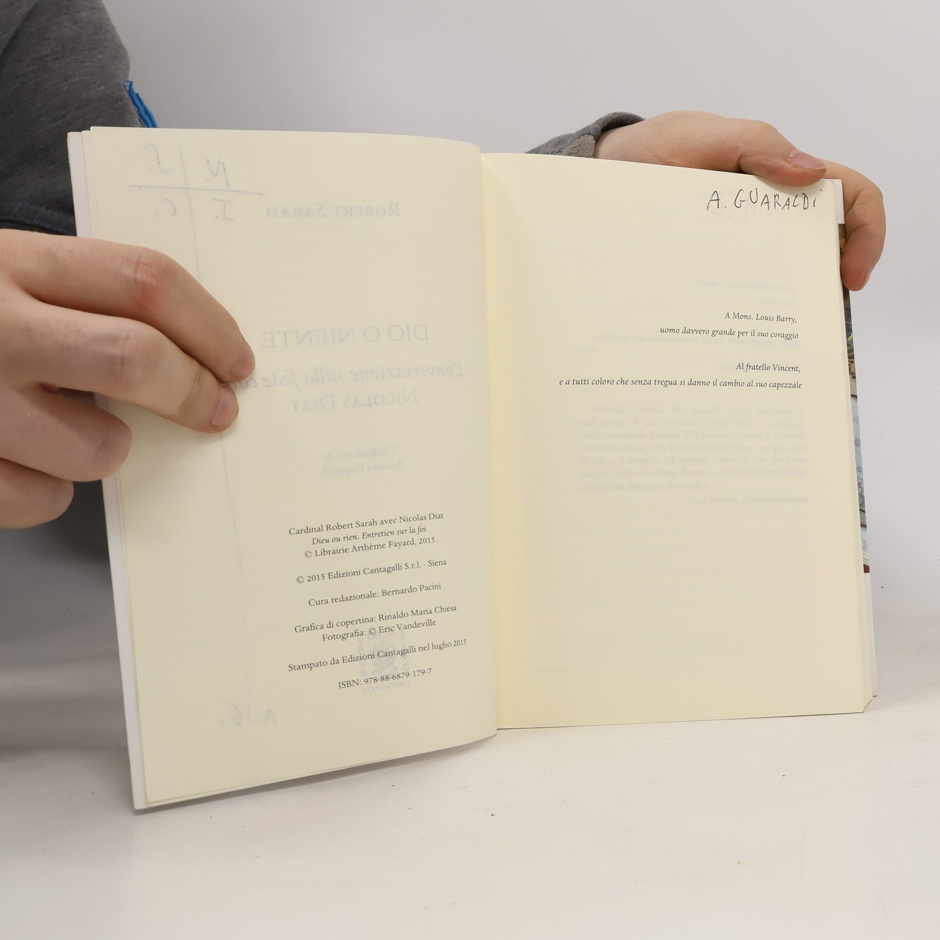 Robert Sarah Dio o niente. Conversazione sulla fede con Nicolas Diat