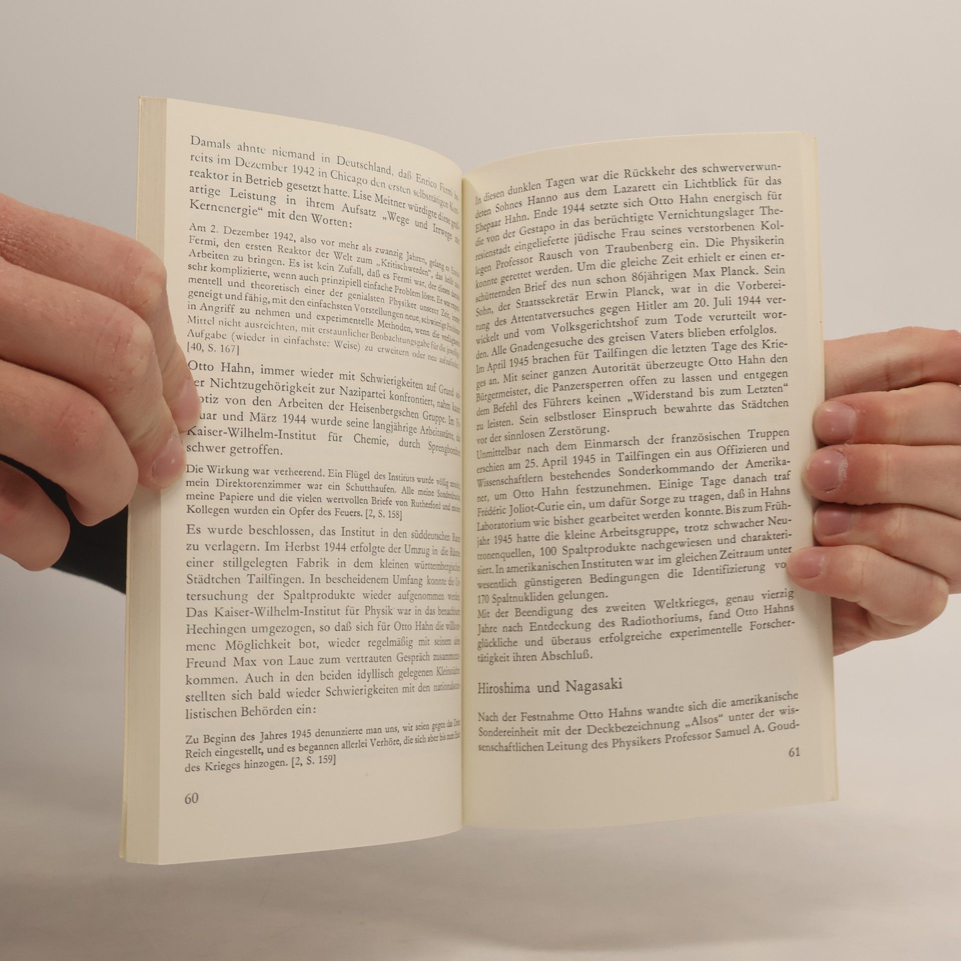 Werner Stolz Otto Hahn, Lise Meitner