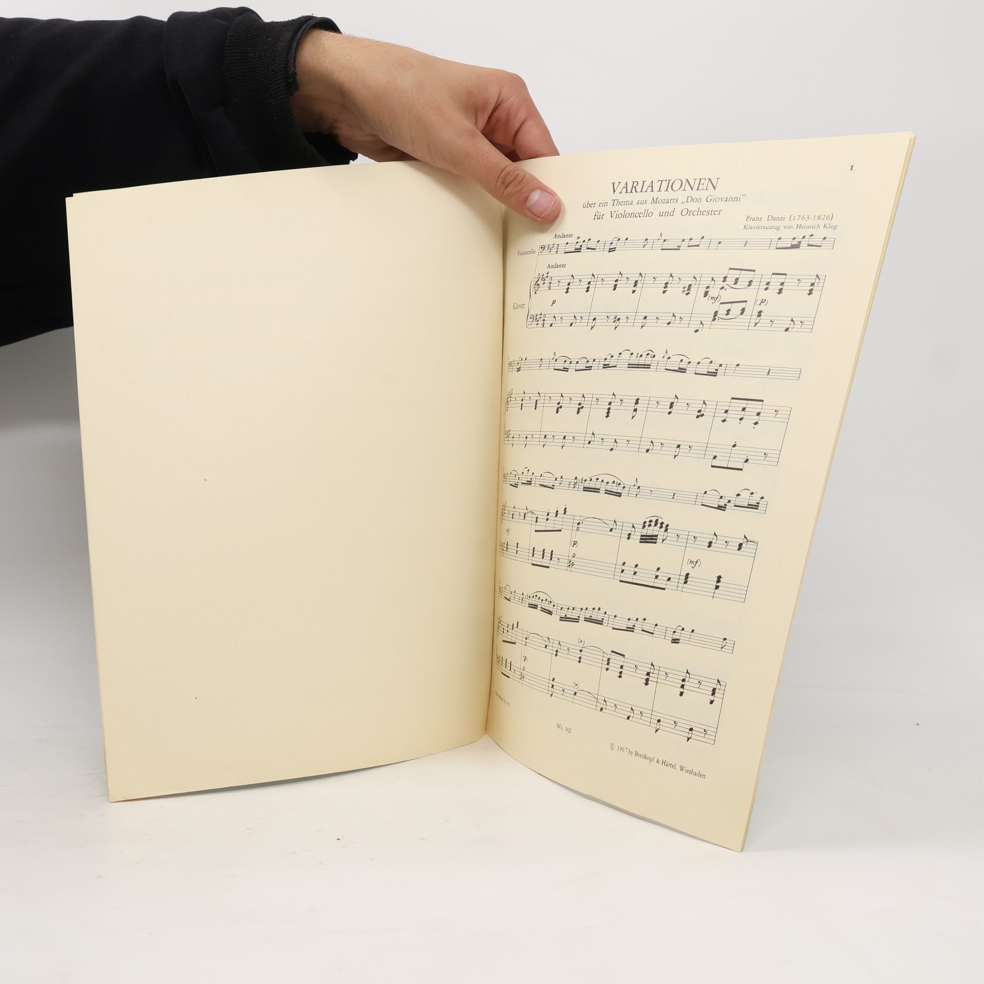 Franz Danzi Franz Danzi. Variationen über ein Thema aus „Mozarts Don Giovanni“