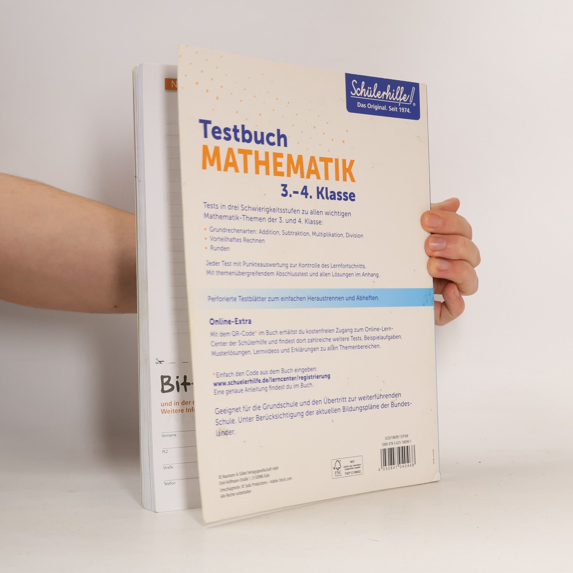 Autorenkollektiv Testbuch Mathematik 3.-4. Klasse