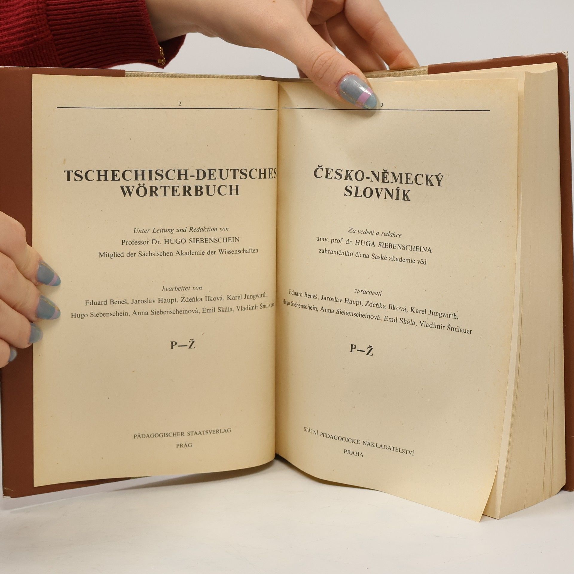 Autorenkollektiv Česko německý slovník II. P-Ž