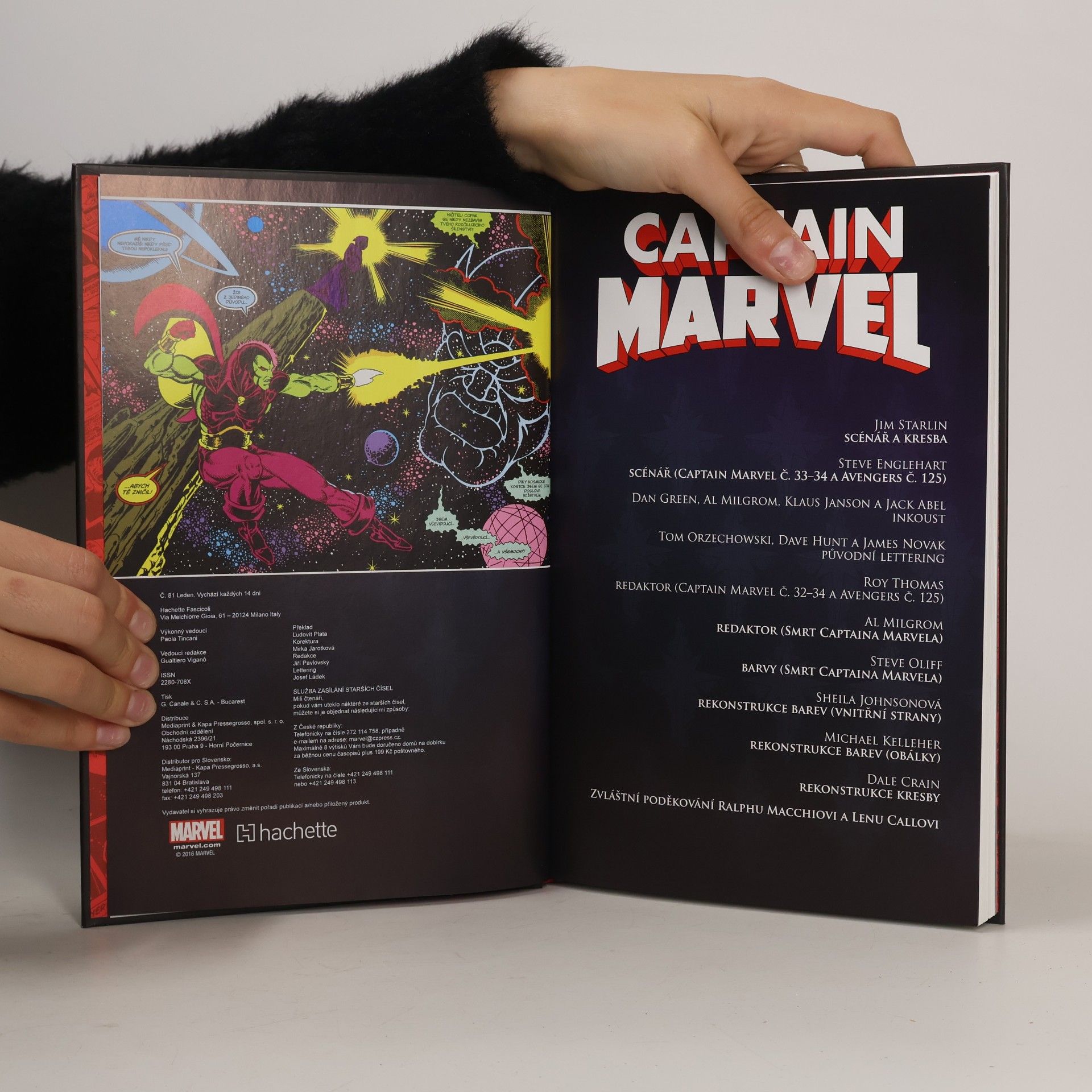 Jim Starlin Captain Marvel. Život a smrt Captaina Marvela. Část druhá