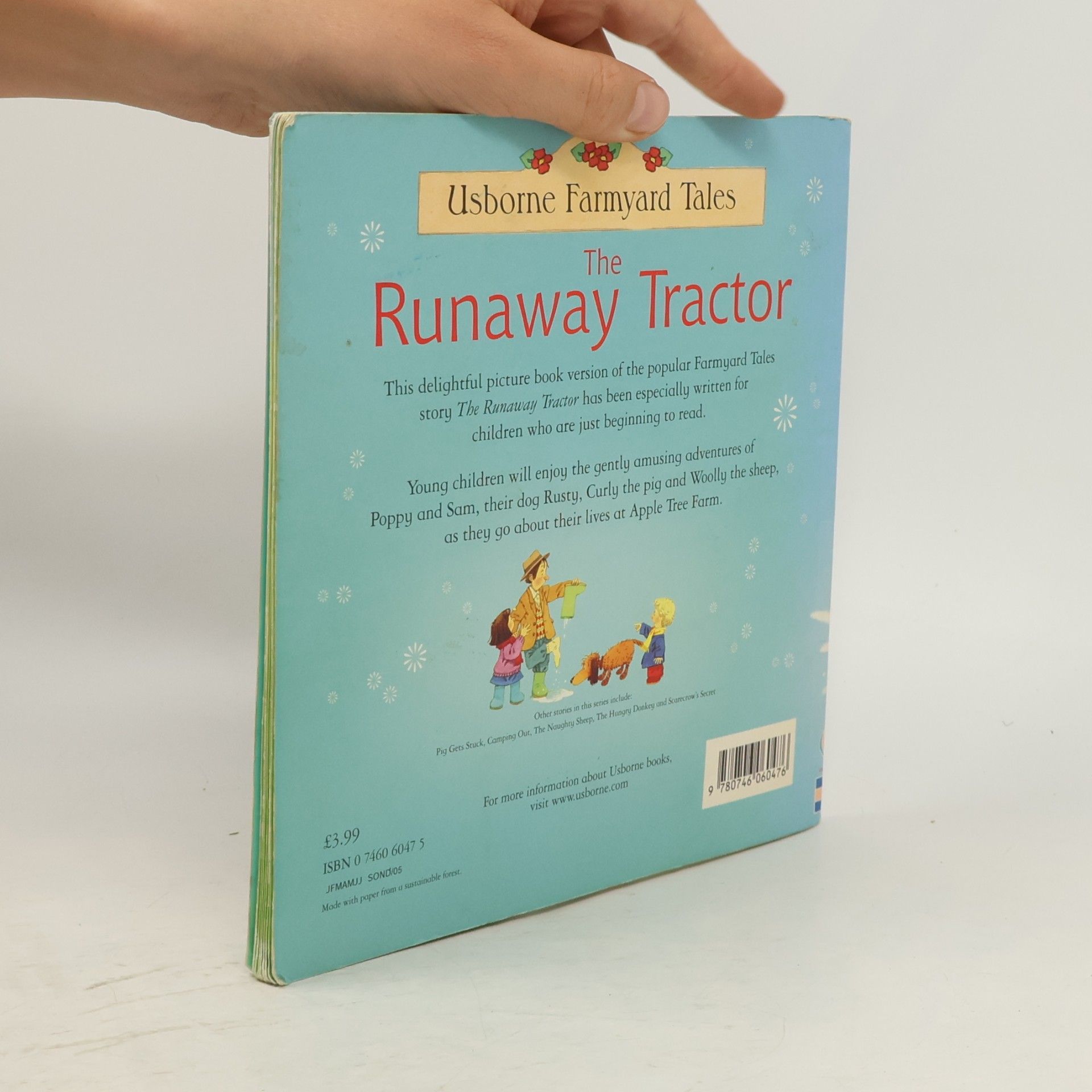 Heather Amery Usborne Farmyard Tales: The Runaway Tractor
